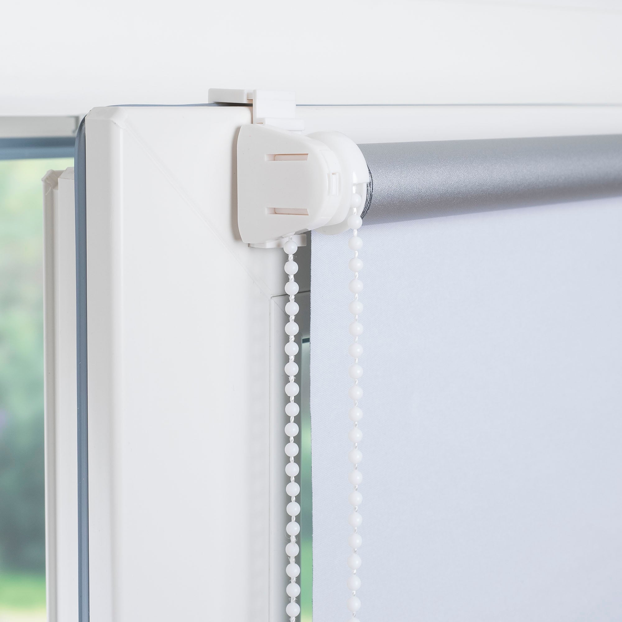 Liedeco Seitenzugrollo »Druckdesign Blume« verdunkelnd energiesparend ohne Bohren freihängend Klemmfix Rollo Design Blume