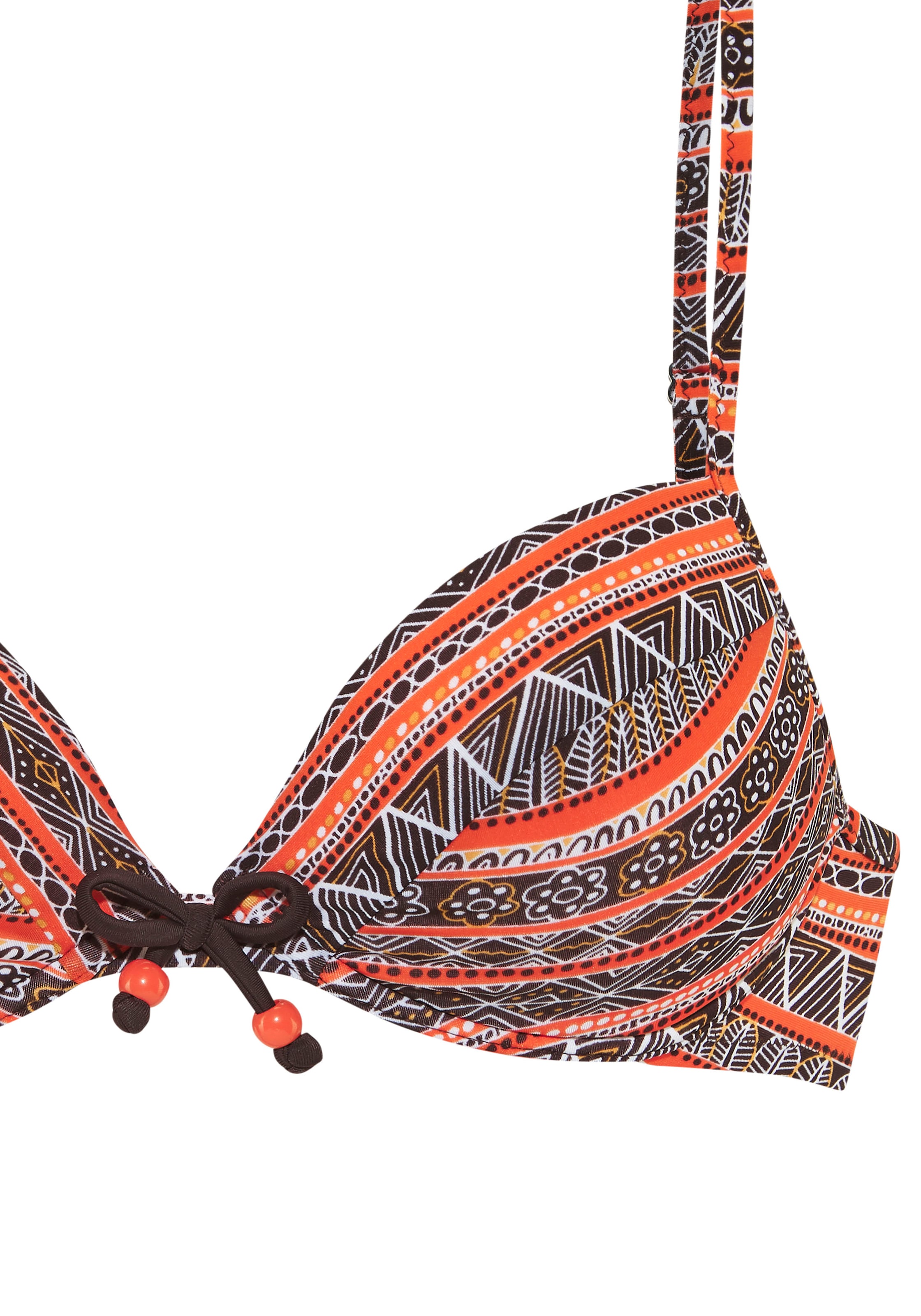 Buffalo Push-Up-Bikini, Mit trendigem Streifendruck