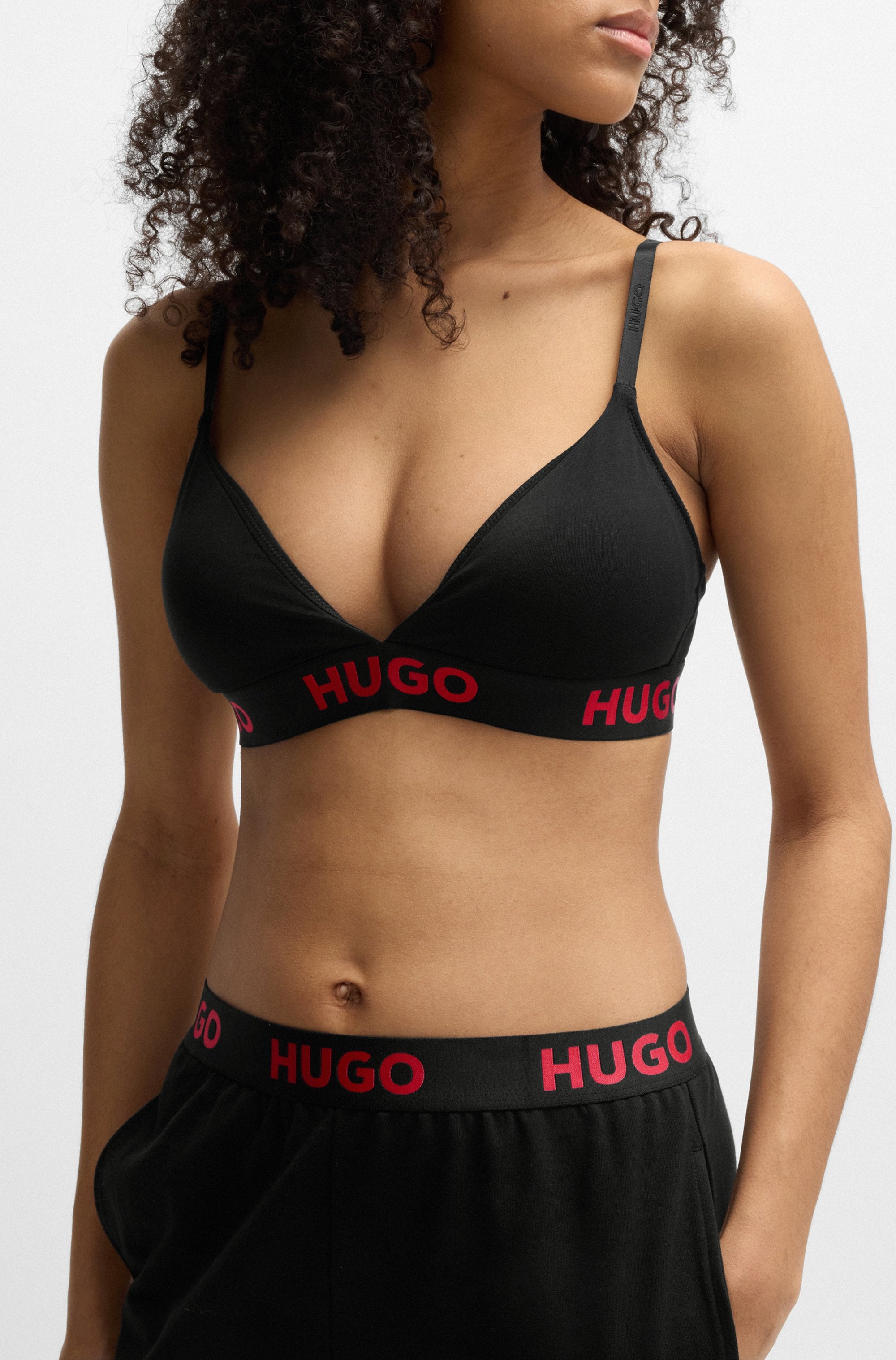 HUGO Underwear Triangel-BH »TRIANGLE SPORTY LOGO«, elastisch