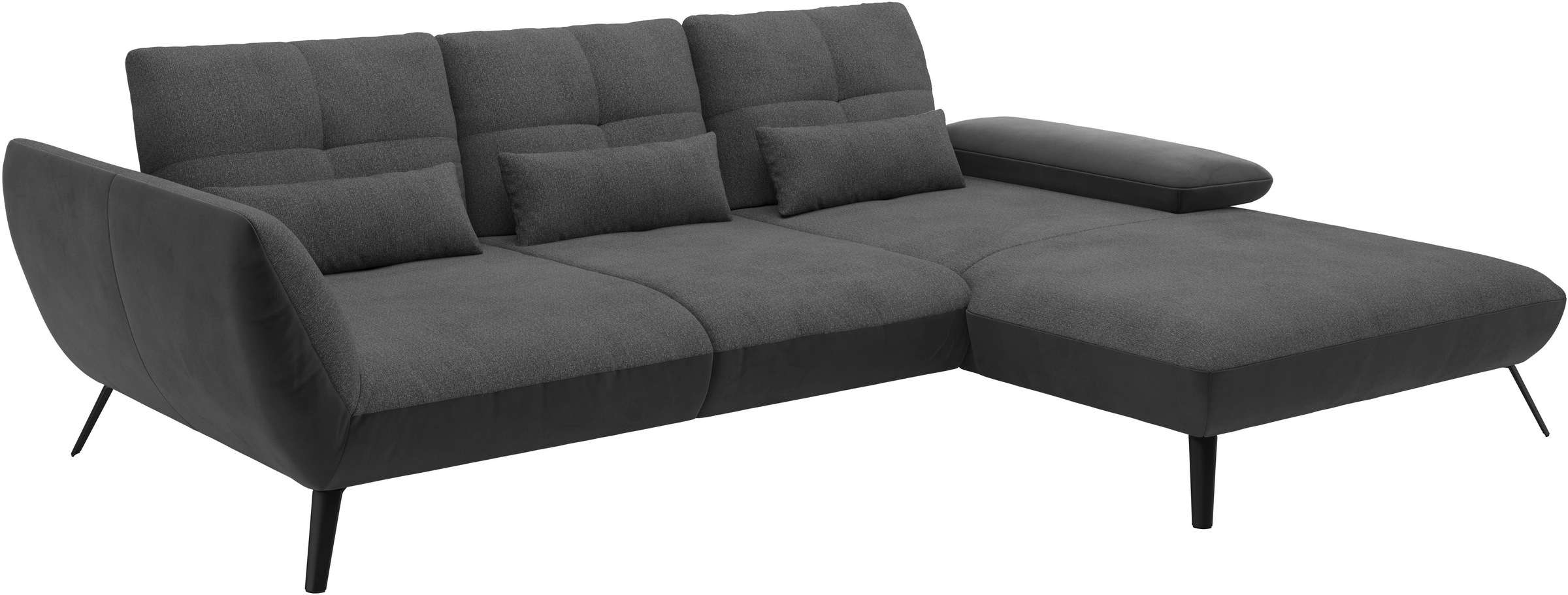 Places of Style Ecksofa »Mikado L-Form«, inkl. Sitztiefenverstellung und Armteilverstellung