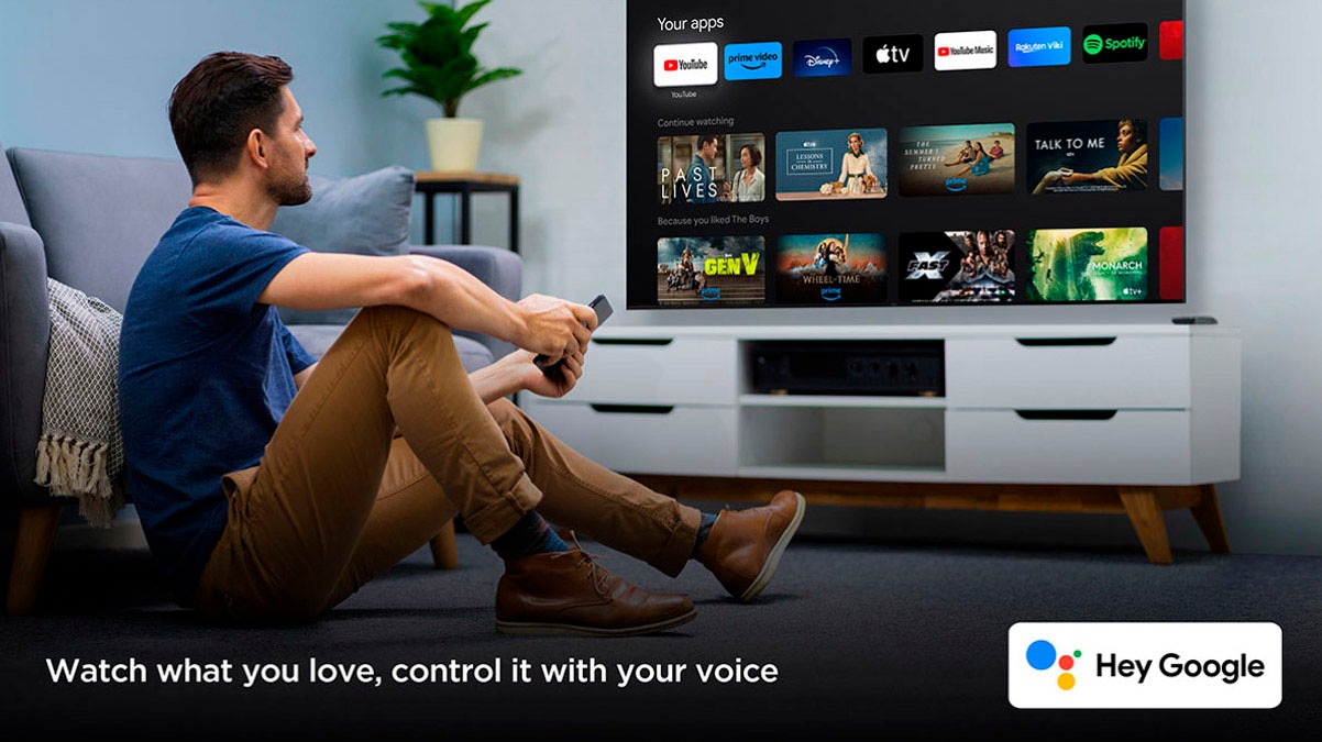 TCL QLED Mini LED-Fernseher »50Q7CX1«, 4K Ultra HD, Google TV, 4K HDR, AIPQ-Pro Prozessor, Smart TV, Apple TV, Dolby Atmos, HVA Panel