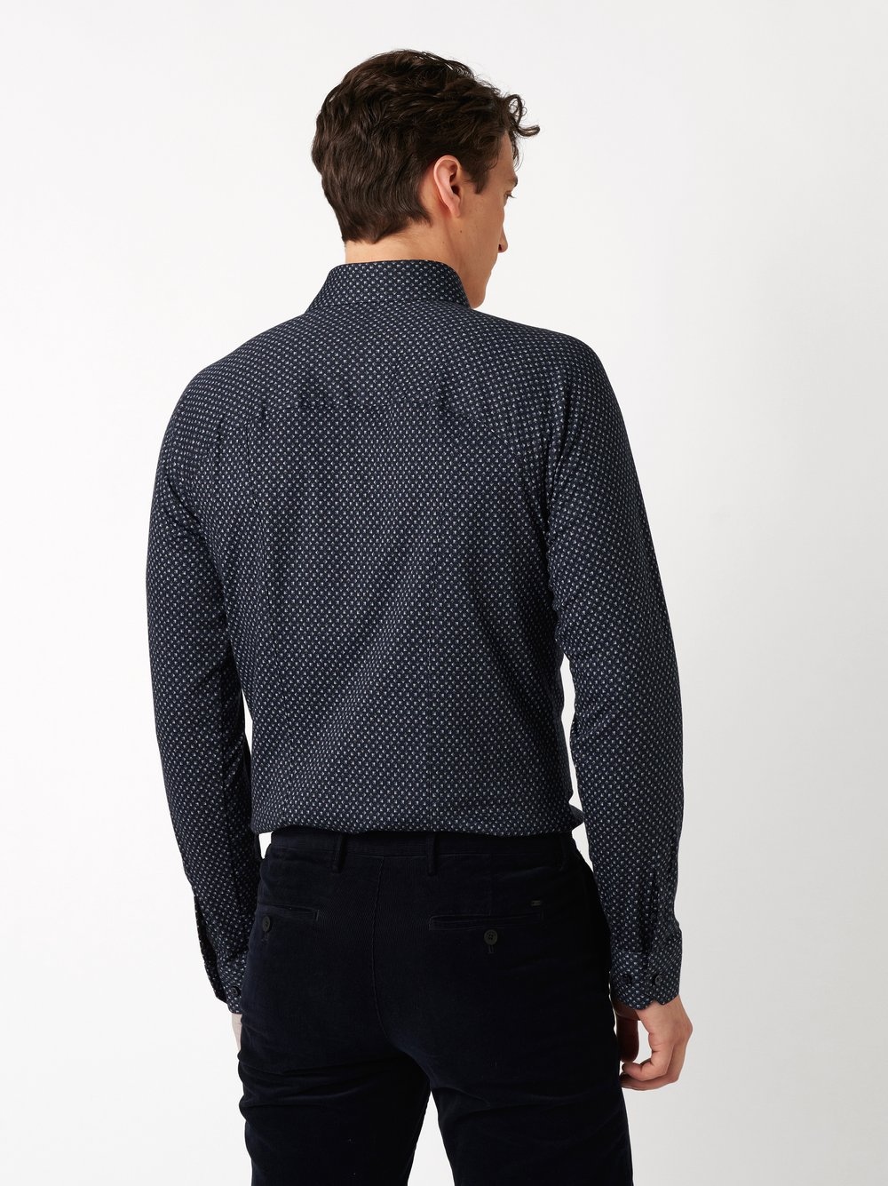 DESOTO Langarmhemd »Jersey Casual Kent«