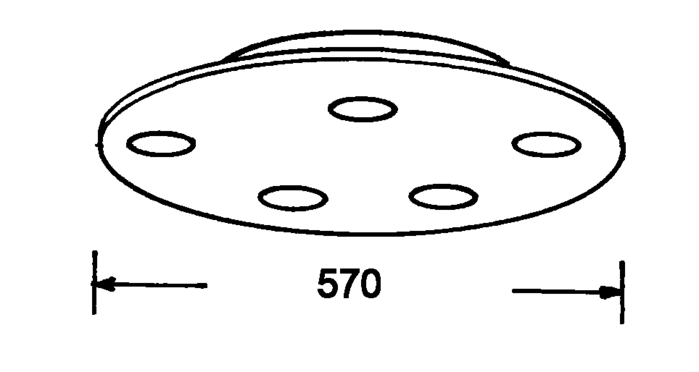 EVOTEC LED Deckenleuchte »SUN LED« LED-Board 1 Stk. Warmweiß LED Deckenlampe