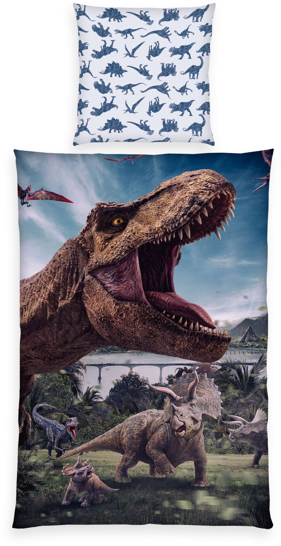 Jurassic World Bettwäsche »Jurassic World«, Wendebettwäsche günstig online kaufen