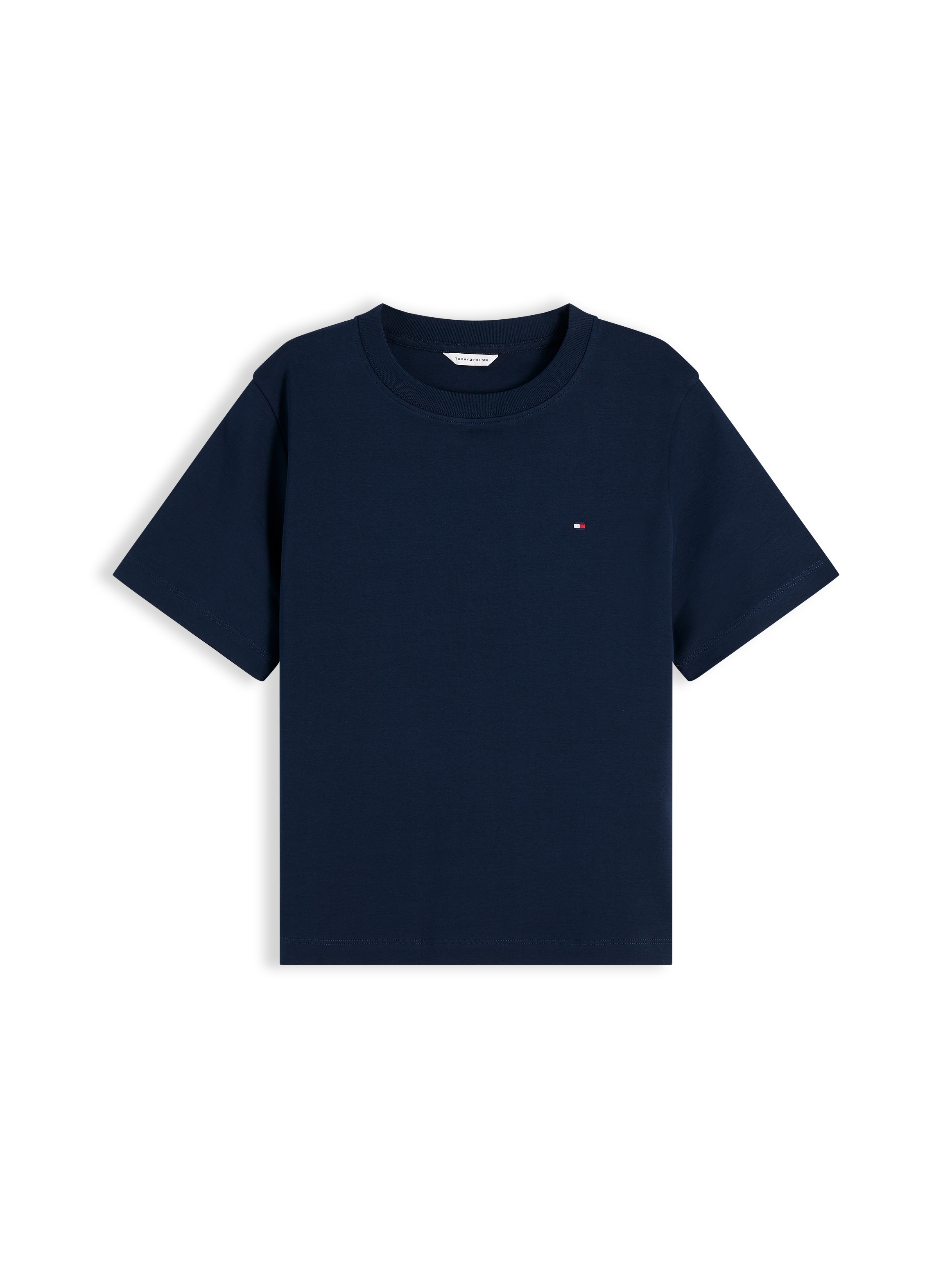 Tommy Hilfiger Kurzarmshirt »INTERLOCK BOXY C-NK SS TEE« Baumwolle