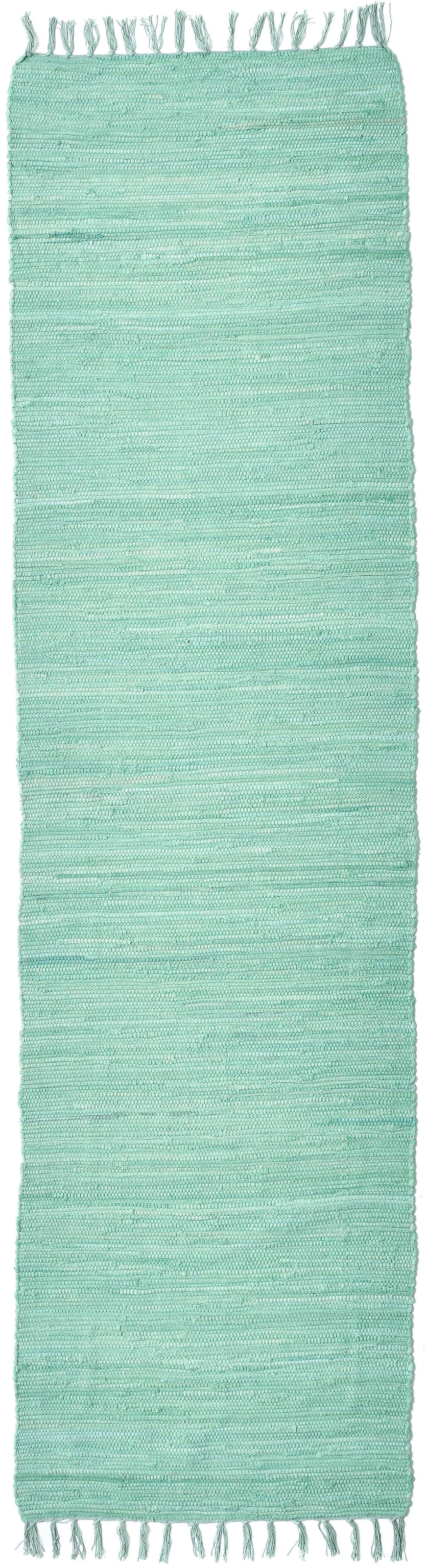 my home Teppich »Ares«, rechteckig, 5 mm Höhe, Uni Farben, handgewebt, mit günstig online kaufen