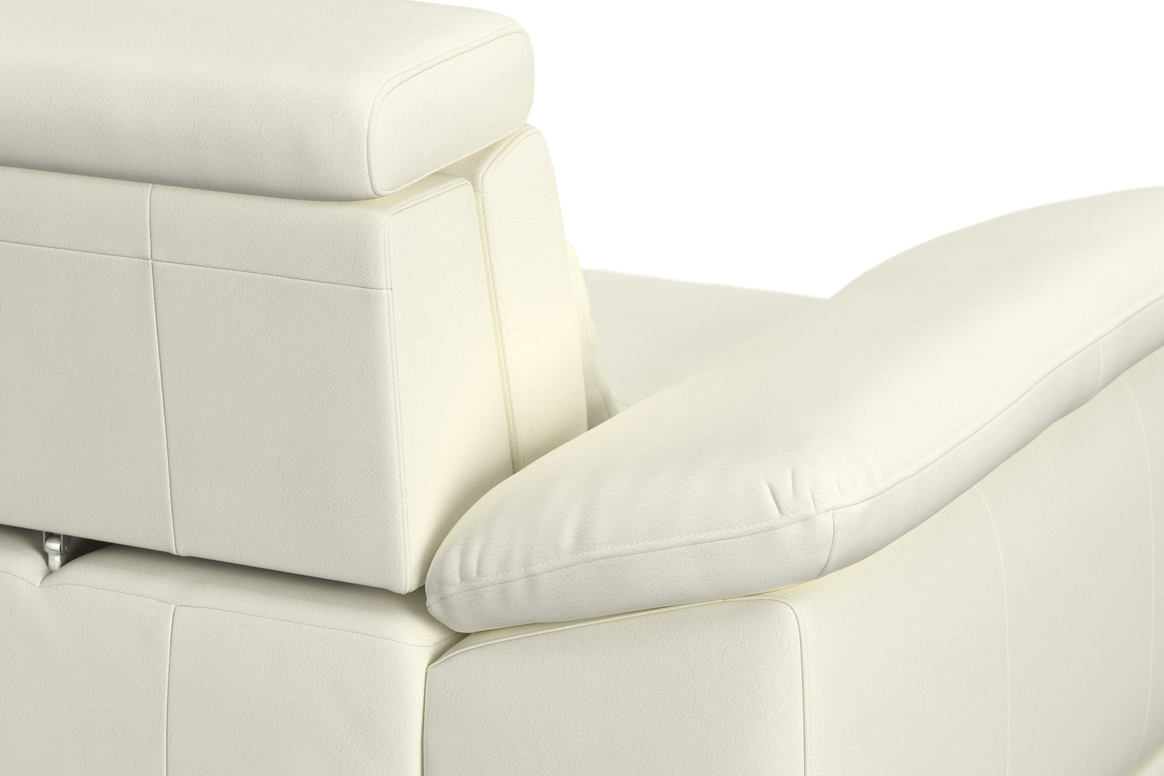 sit&more Ecksofa »Cabrio L-Form, mit Sitztiefenverstellung, Arm- und Kopfteilverstellung«, 3 Nierenkissen, Federkern, optional Bettfunktion und Stauraum