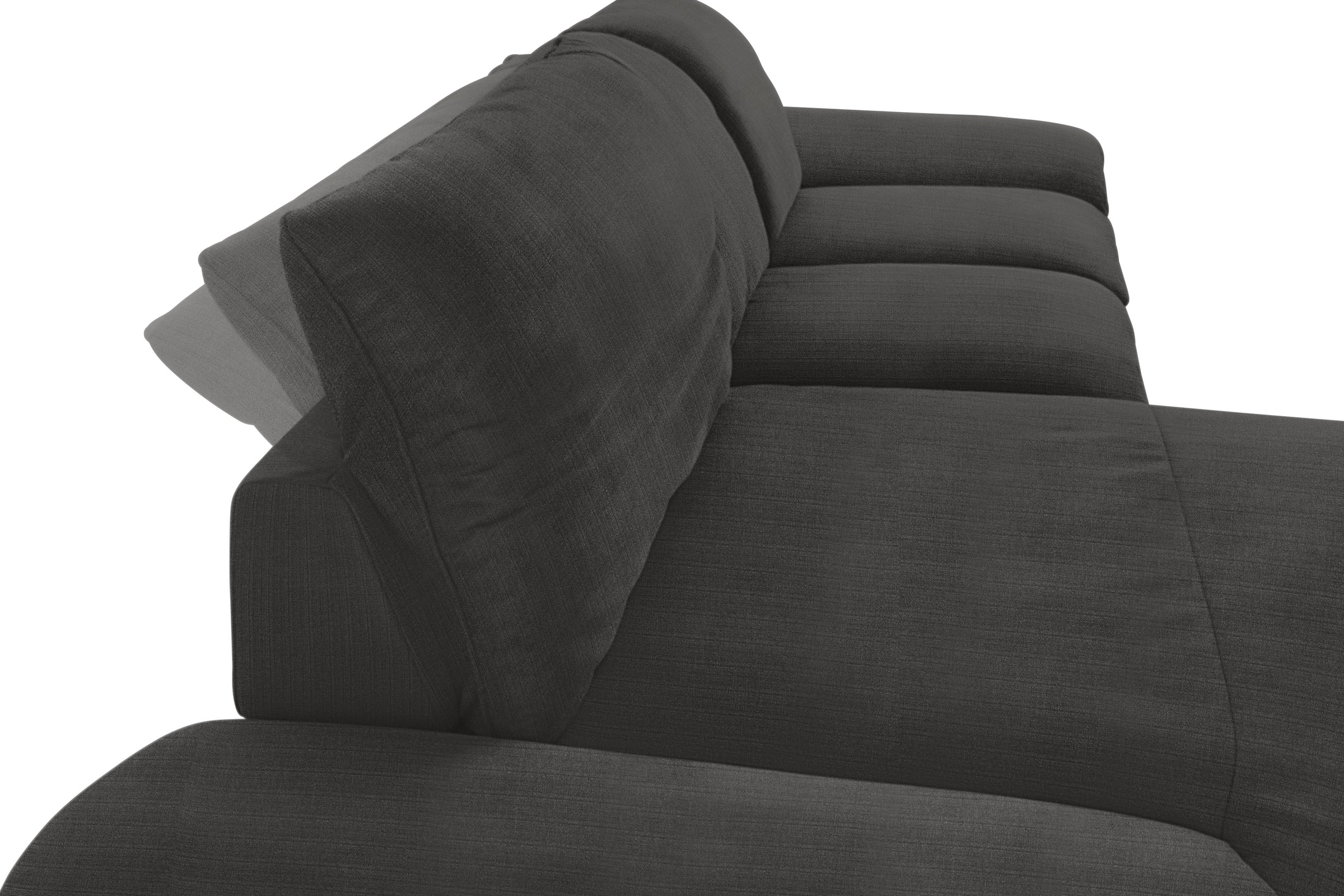 W.SCHILLIG Ecksofa »enjoy&MORE, Designsofa, bequem, zeitlos und elegant, L-Form«, Sitztiefenverstellung, Füße bronze pulverbeschichtet, Breite 310 cm