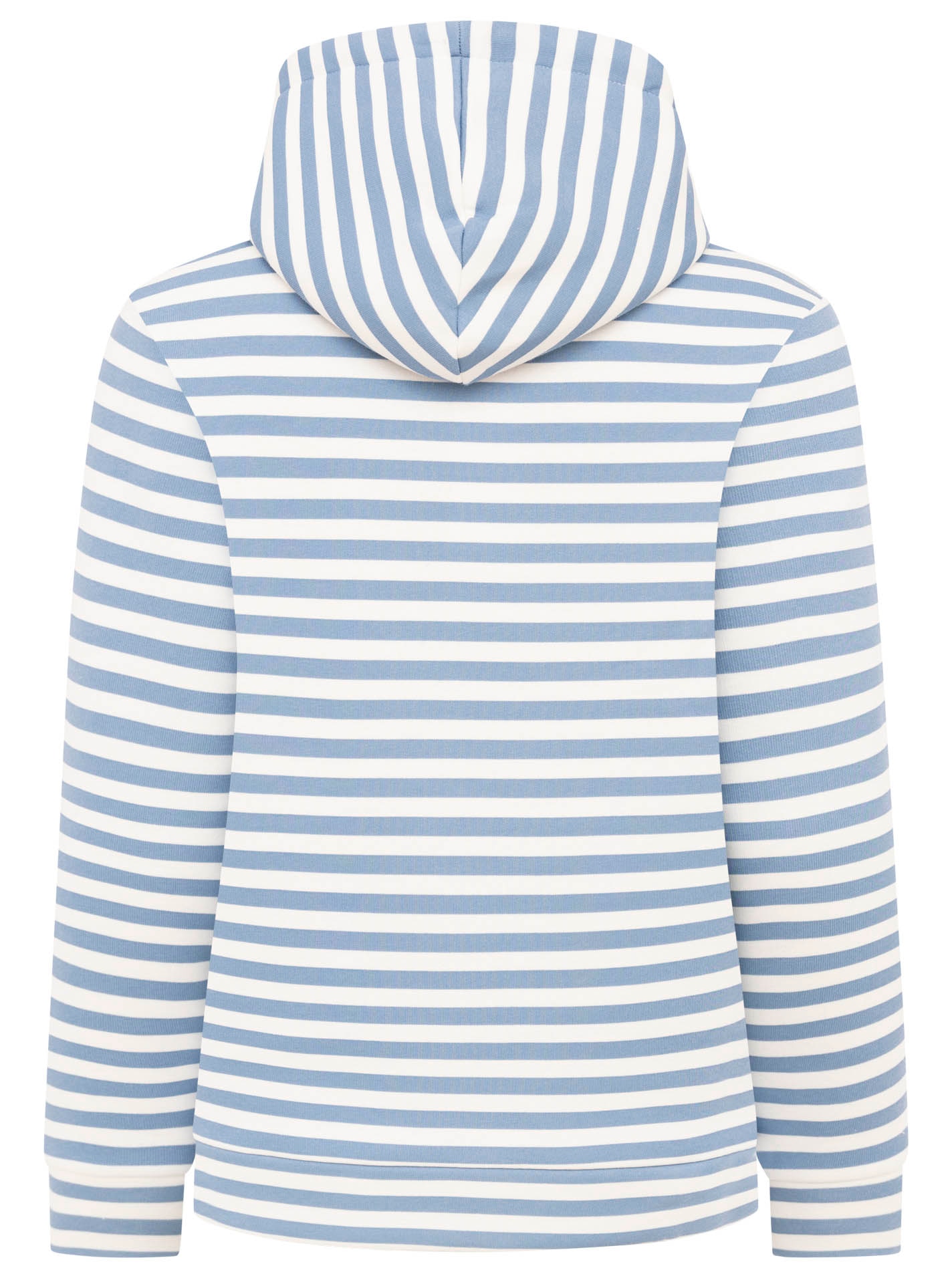 Zwillingsherz Kapuzensweatshirt »"Streifen Moin"«, gestreift, große "MOIN"- und Anker -Stickerei, Tasche vorne
