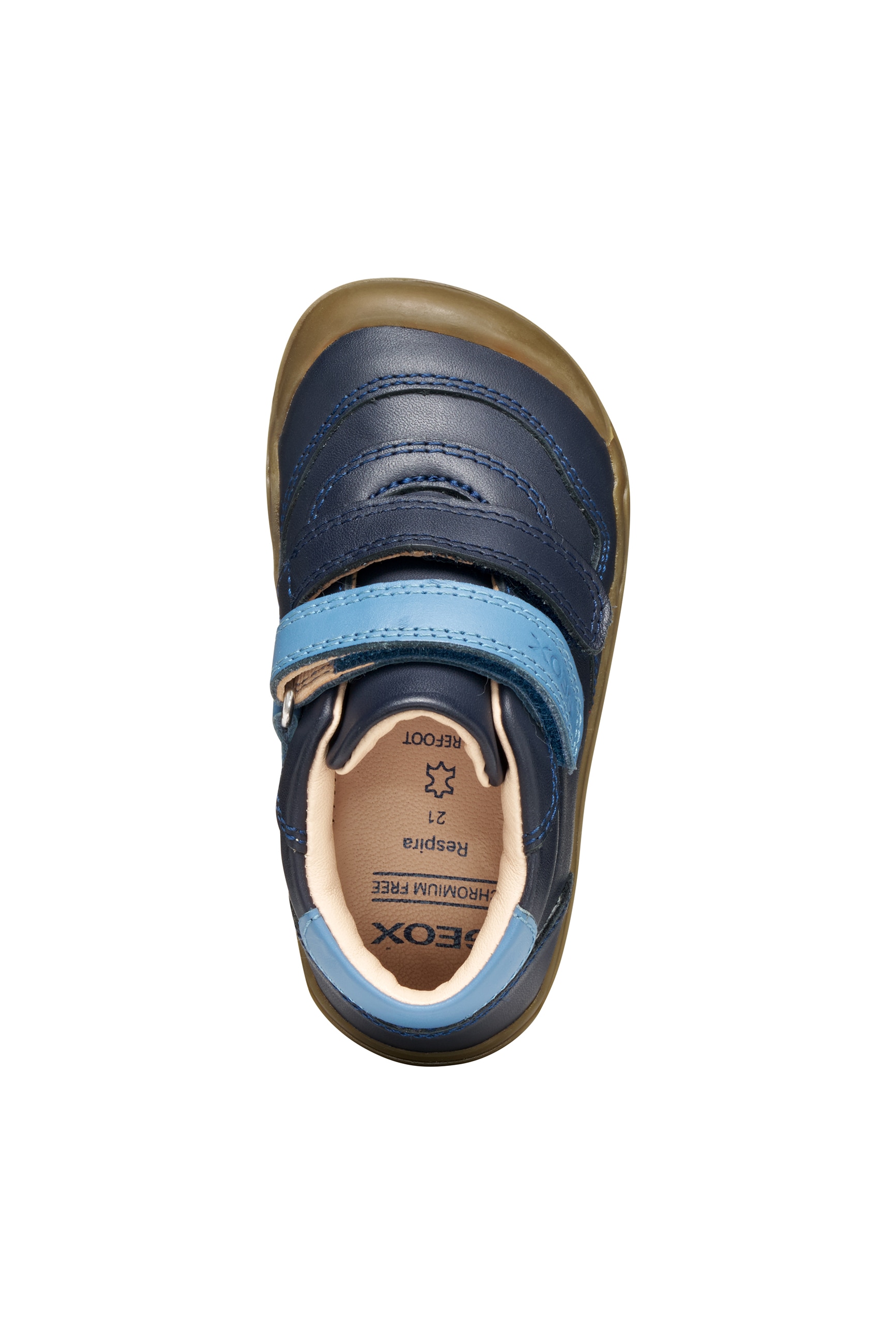 Geox Klettboot »B STEPPIEUP BOY«  Barfußschuh mit Klettverschluss, Größenschablone zum Download