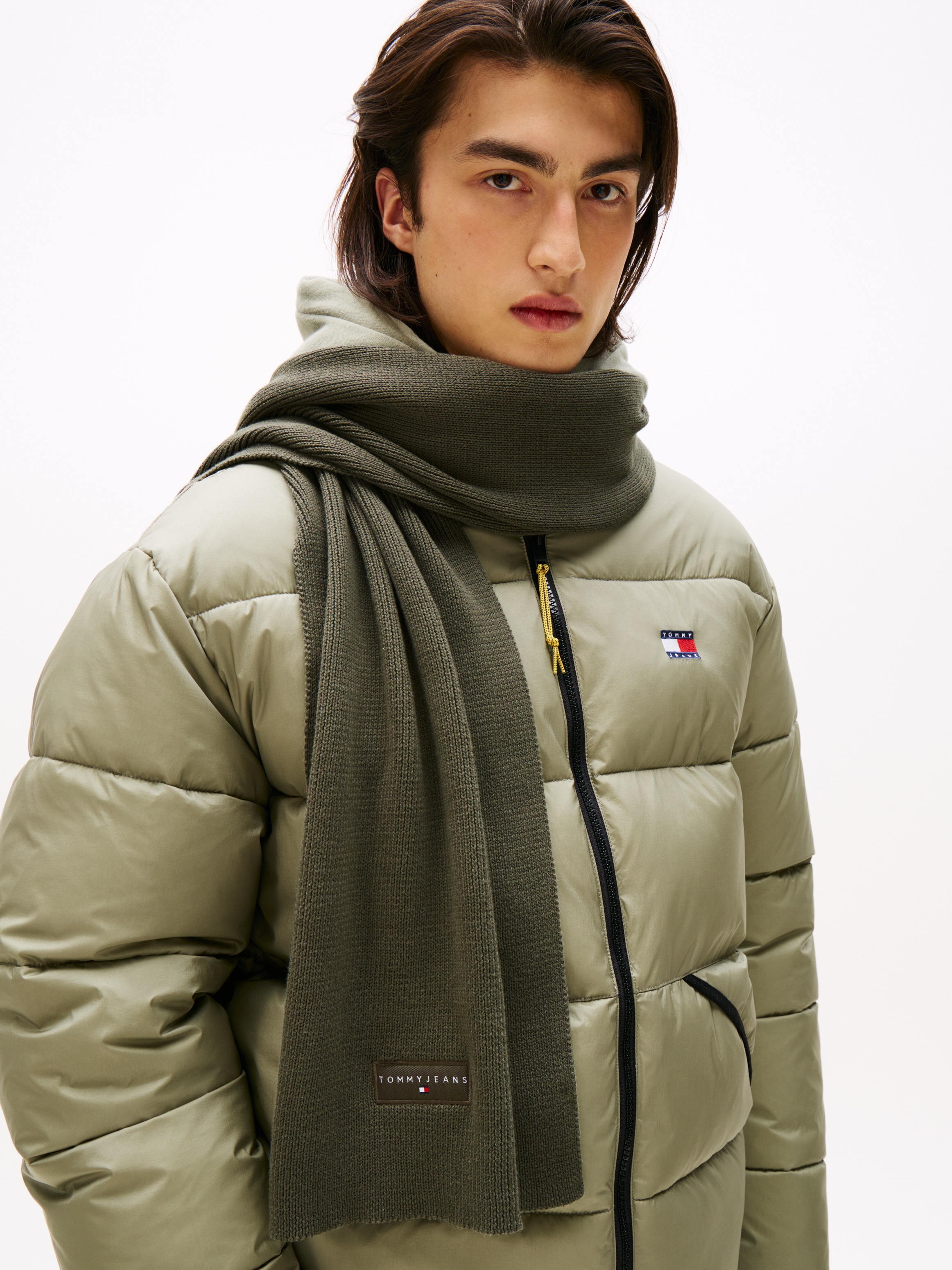 Tommy Jeans Strickschal »TJM LINEAR«, in Grobstrick