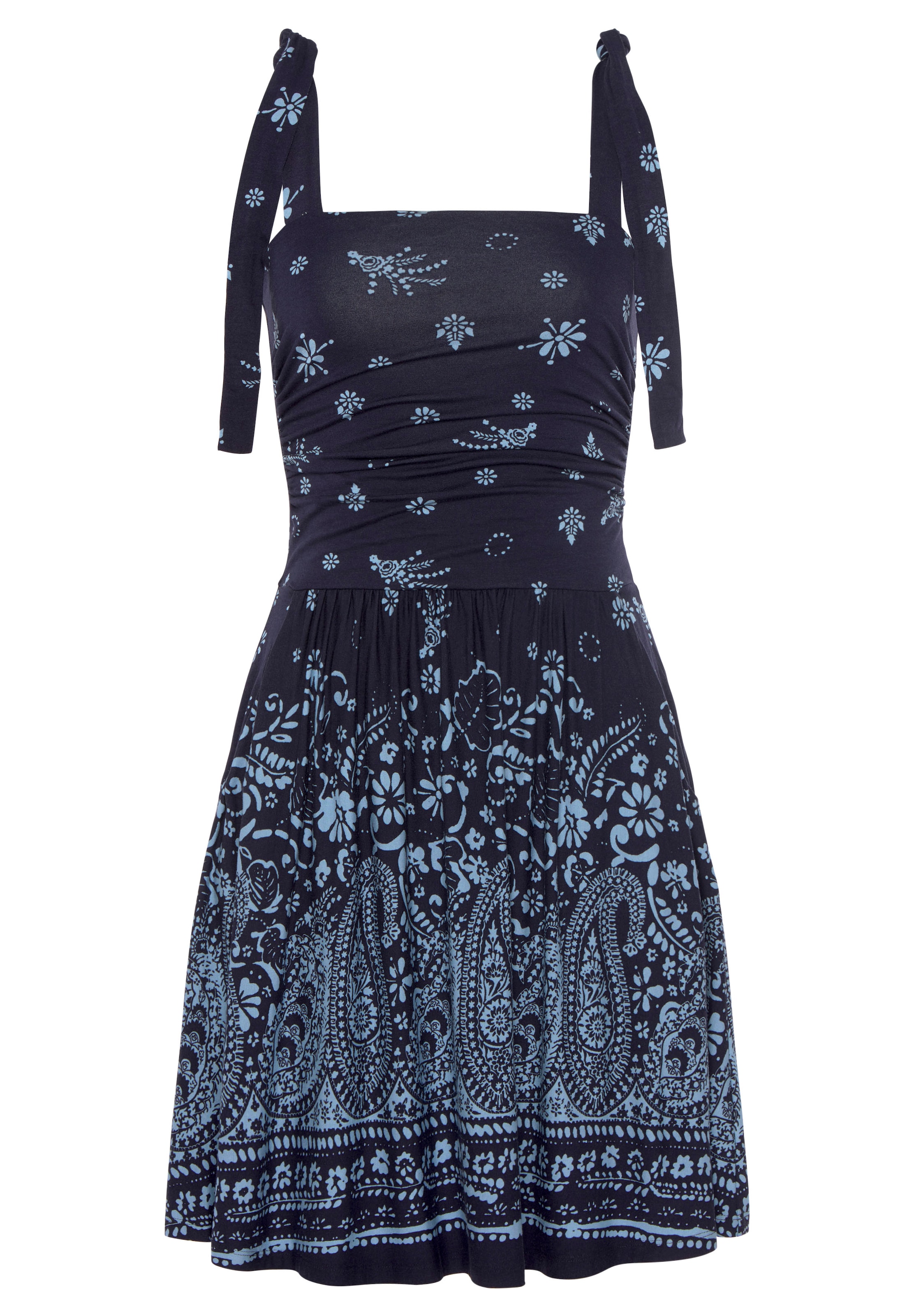 LASCANA Minikleid, mit Trägern zum binden