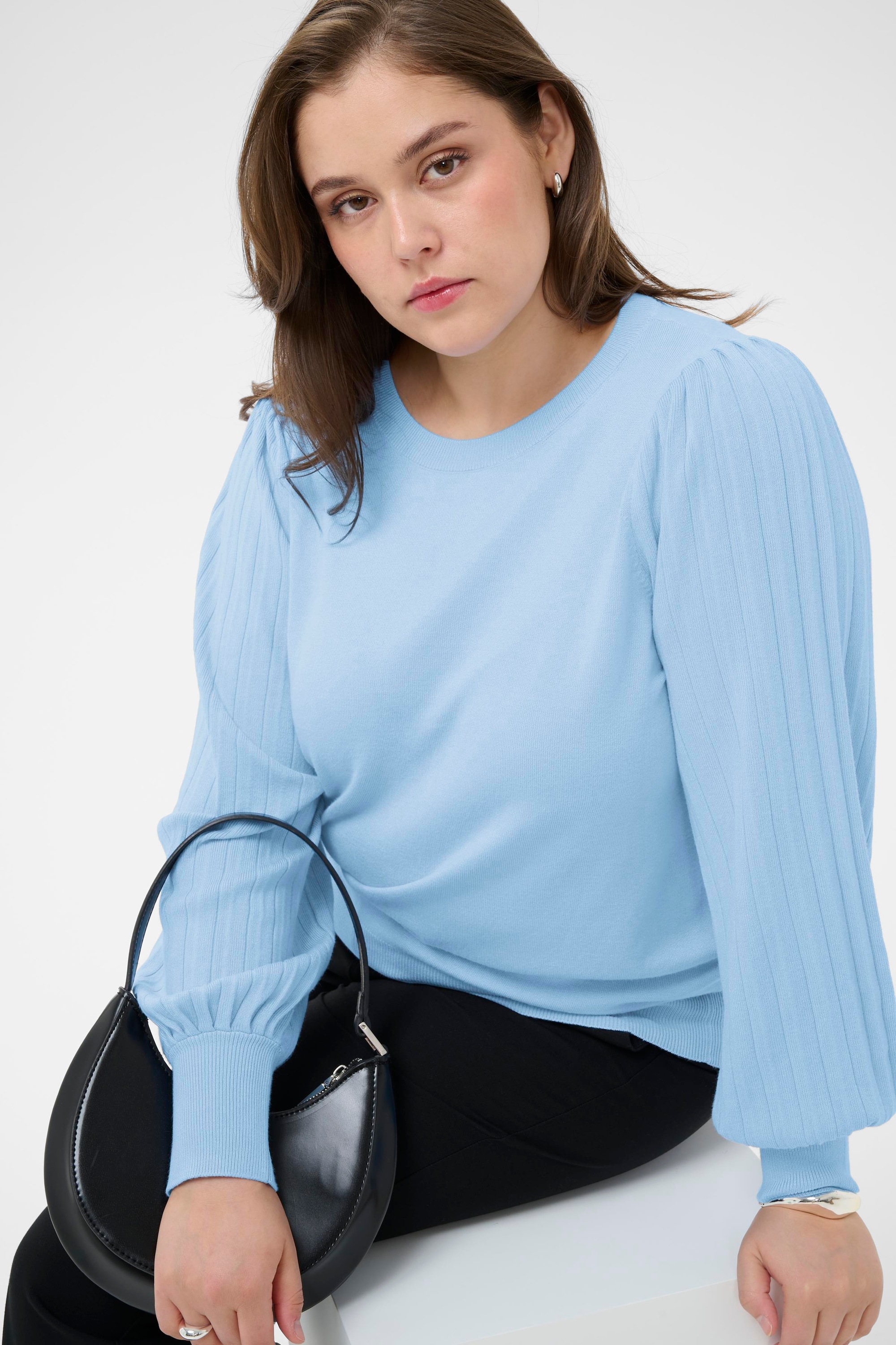 KAFFE Curve Strickpullover »Damen Strickpullover KCloni«