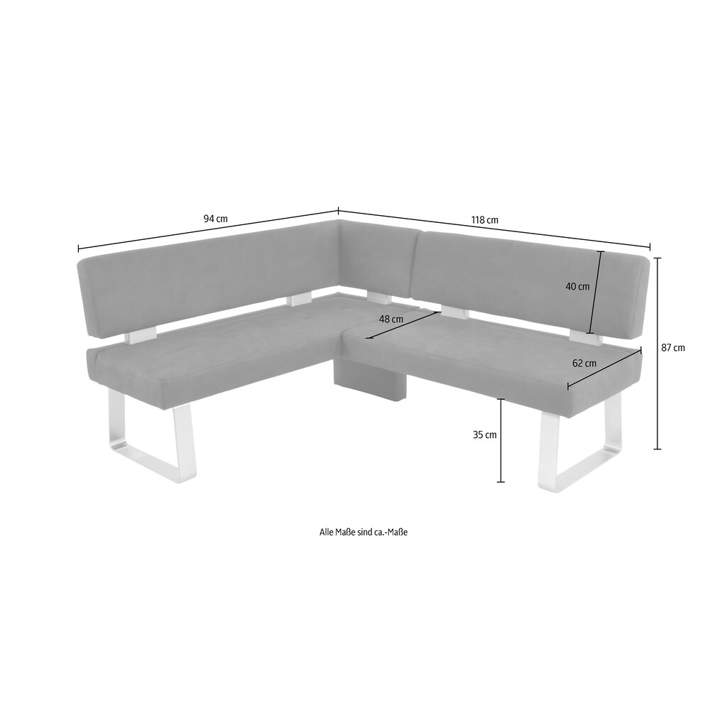 K+W Komfort & Wohnen Eckbank »Santos II«