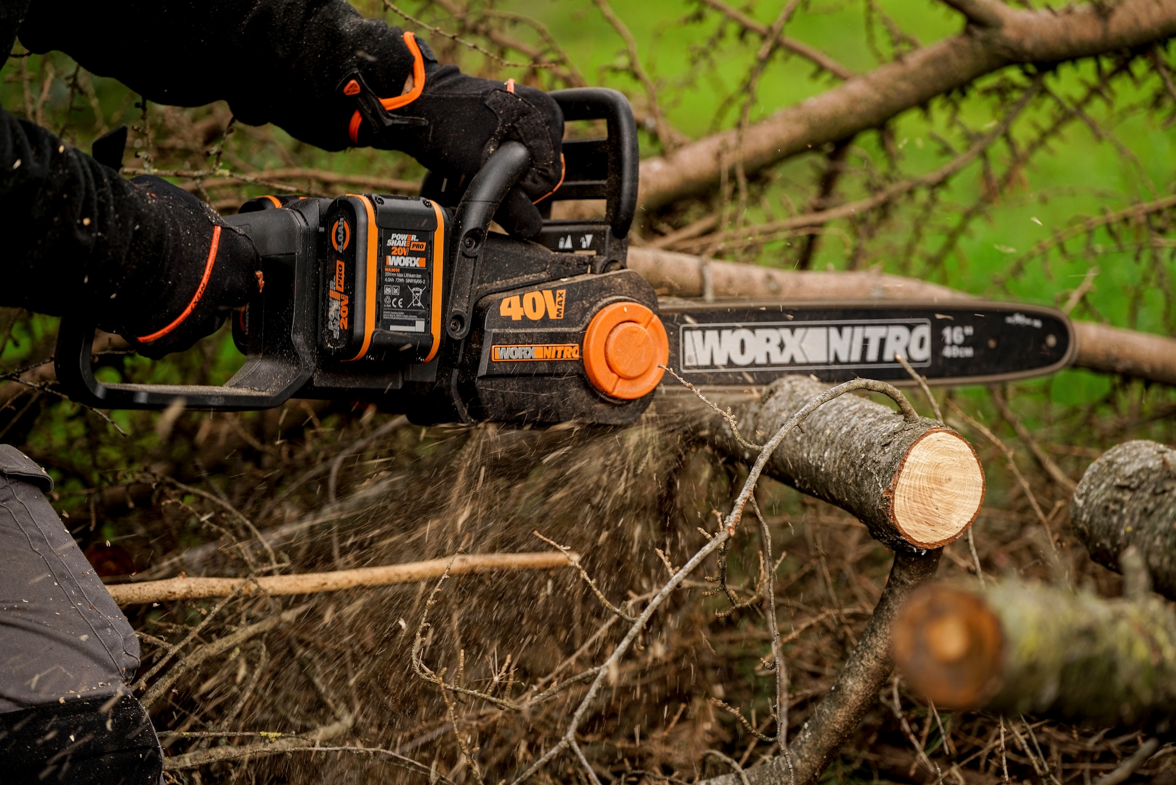 Worx Akku-Kettensäge »WG385E.9 NITRO«, ohne Akku und Ladegerät