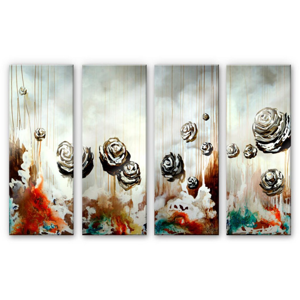 Wall-Art Mehrteilige Bilder »Paradiesische Collage (4-teilig)«, (Set, 4 St.)