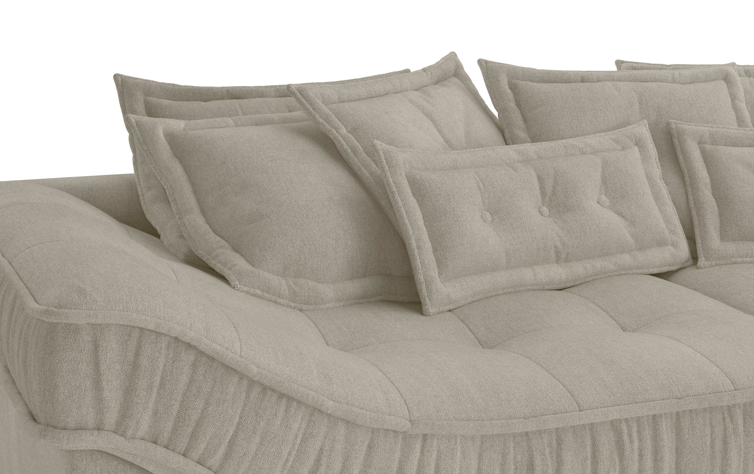 Mr. Couch Ecksofa »Diwan II, L-Form«, Wahlweise mit Kaltschaumpolsterung bis 140 kg belastbar