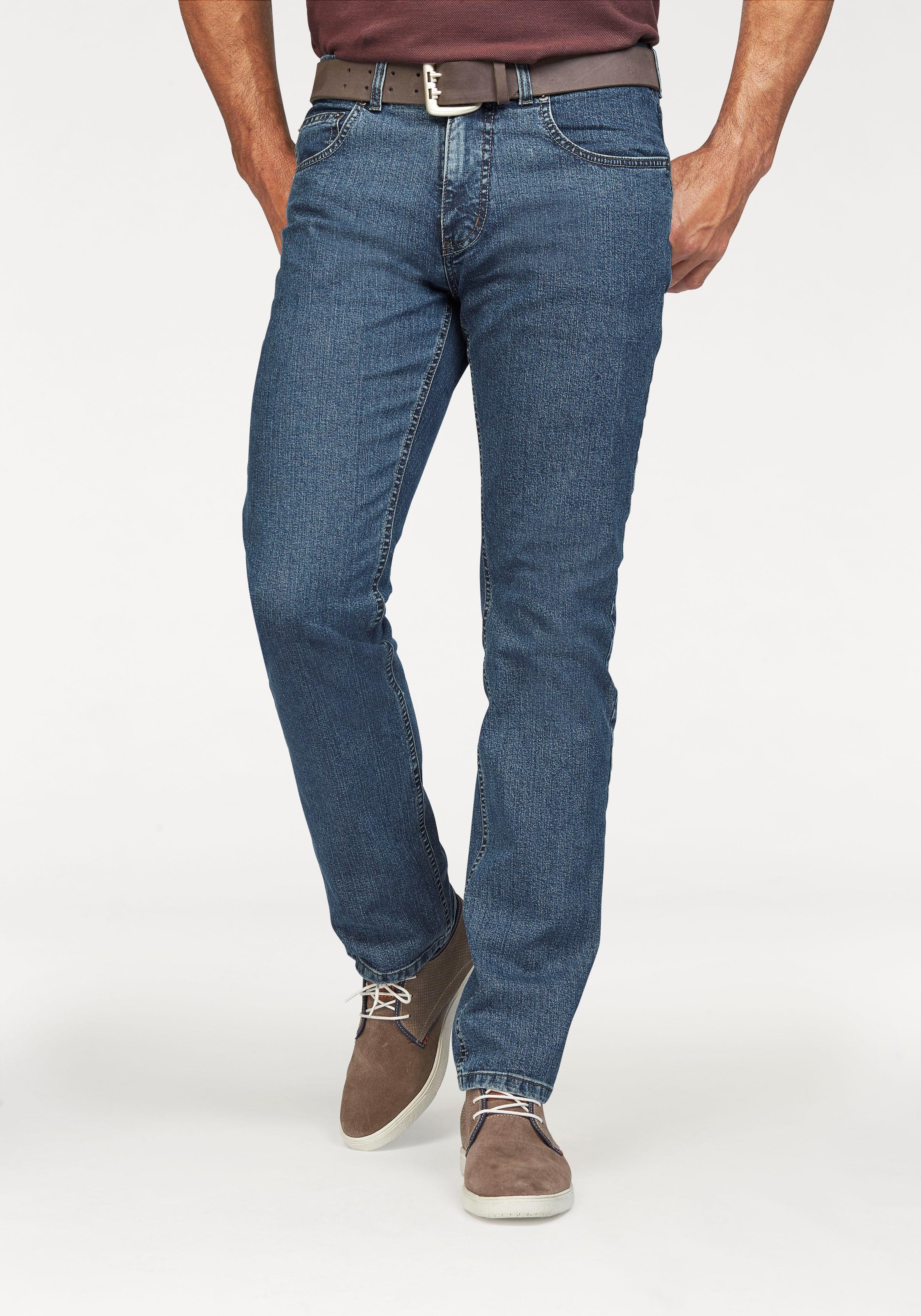 Pioneer Authentic Jeans Herren »Ron« Straight Fit grau 36, Länge 32