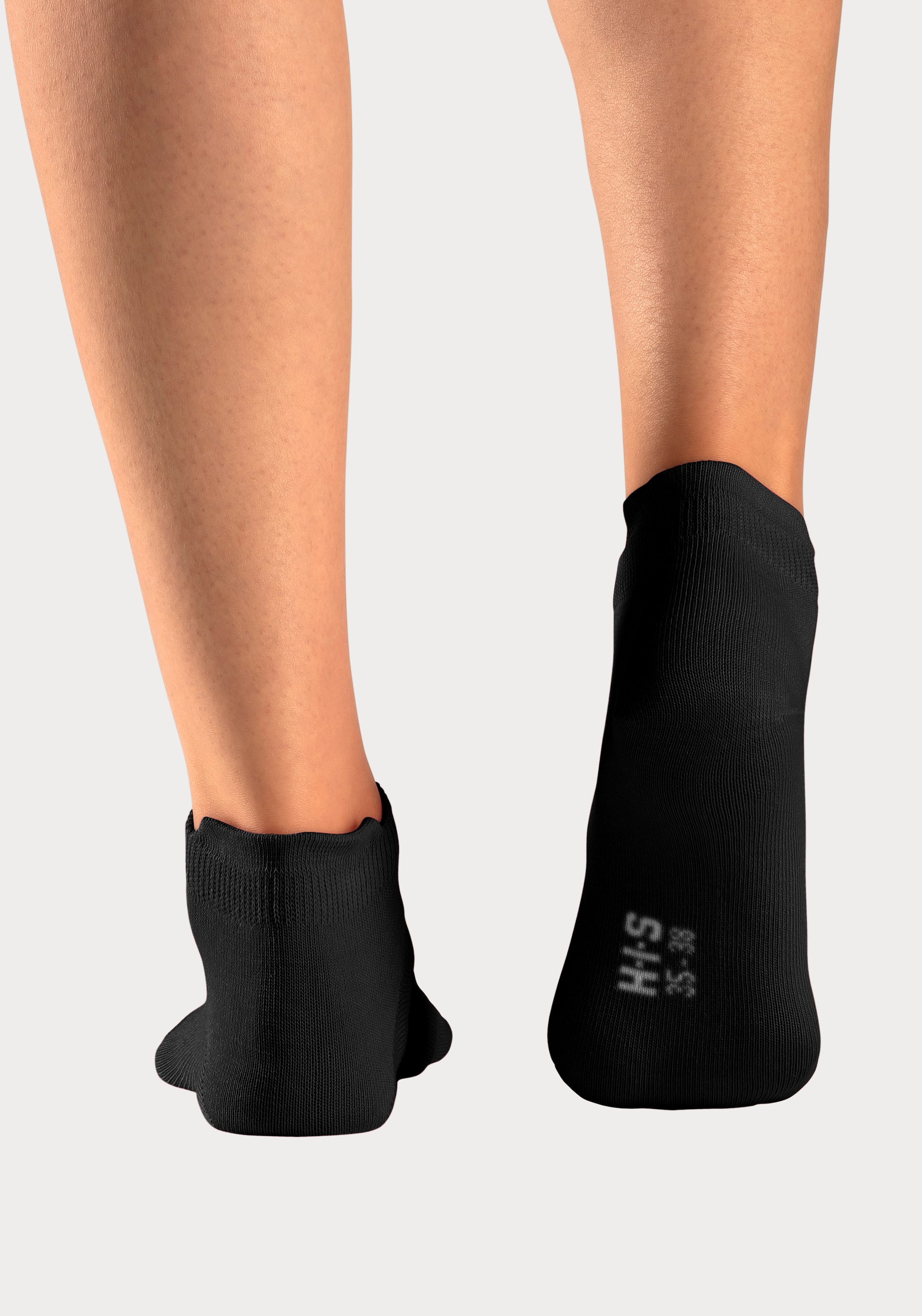 H.I.S Sneakersocken, (Packung, 8 Paar), mit verlängertem Bündchen hinten