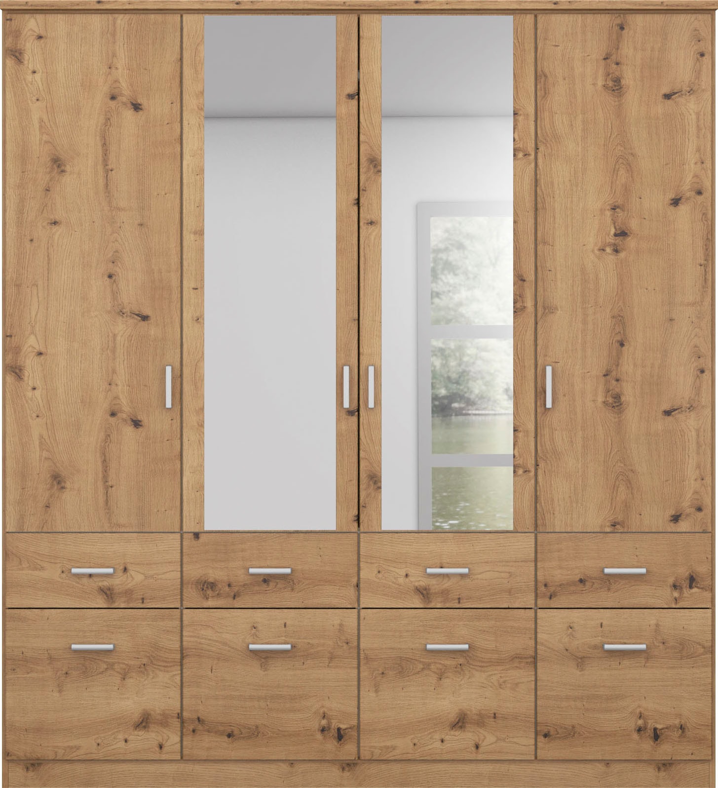 rauch Kleiderschrank »Kleiderschrank Schrank Garderobe deckenhoher Schrank BREMEN«, in vielen Farben und Ausführungen MADE IN GERMANY