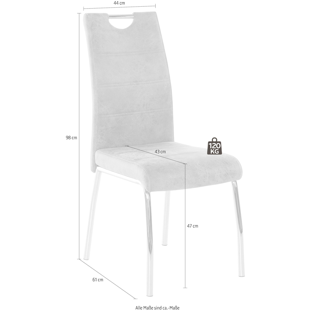 HELA Stuhl »Susi«, (Set), 2 St., Polyester, 2 oder 4 Stück