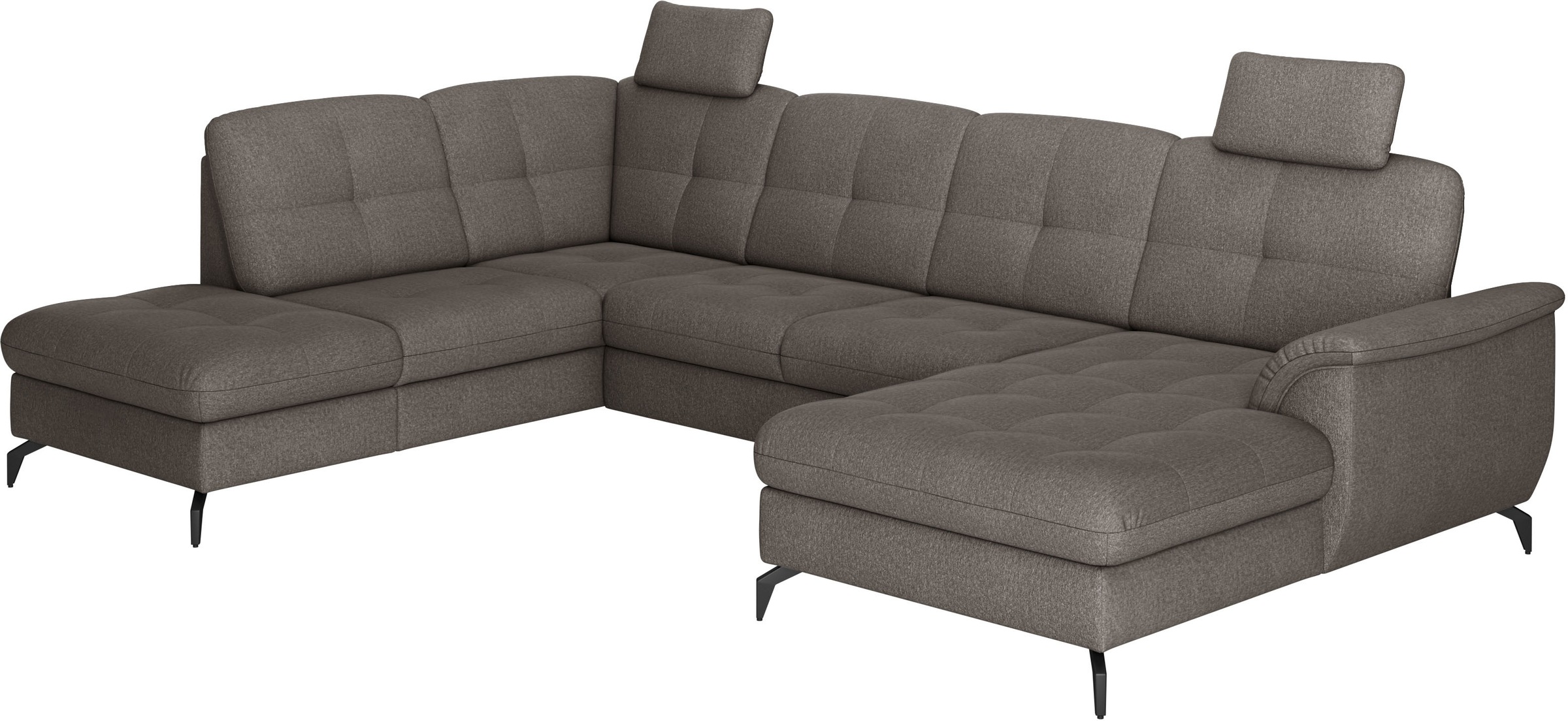 sit&more Wohnlandschaft »Zora U-Form«, wahlweise mit Bettfunktion und Bettkasten