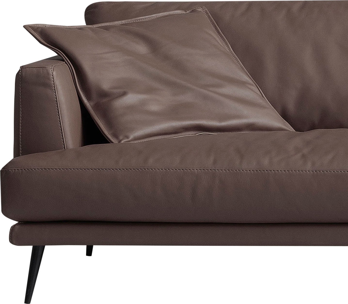 Egoitaliano 2,5-Sitzer »Sophia, Designsofa mit extrakomfortablem Sitzkomfort«, Daunenfederung, inkl. 2 Kissen