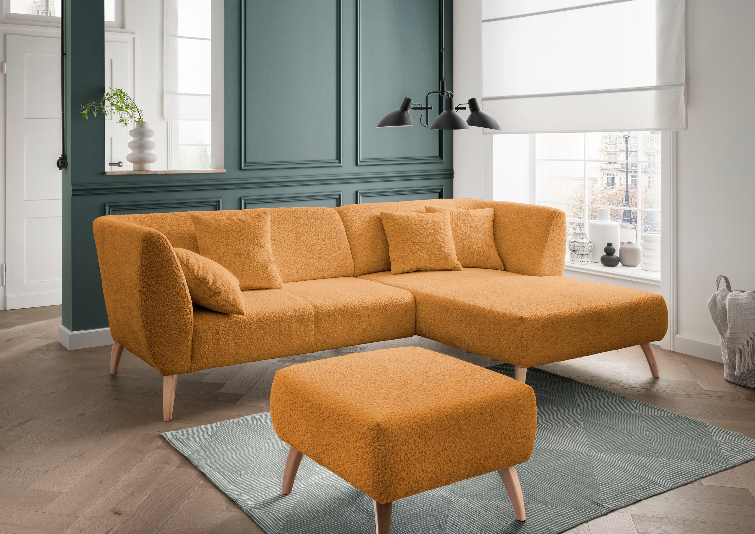 INOSIGN Ecksofa »Colori Polstermöbel mit zeitlos eleganter Rückenführung. L günstig online kaufen