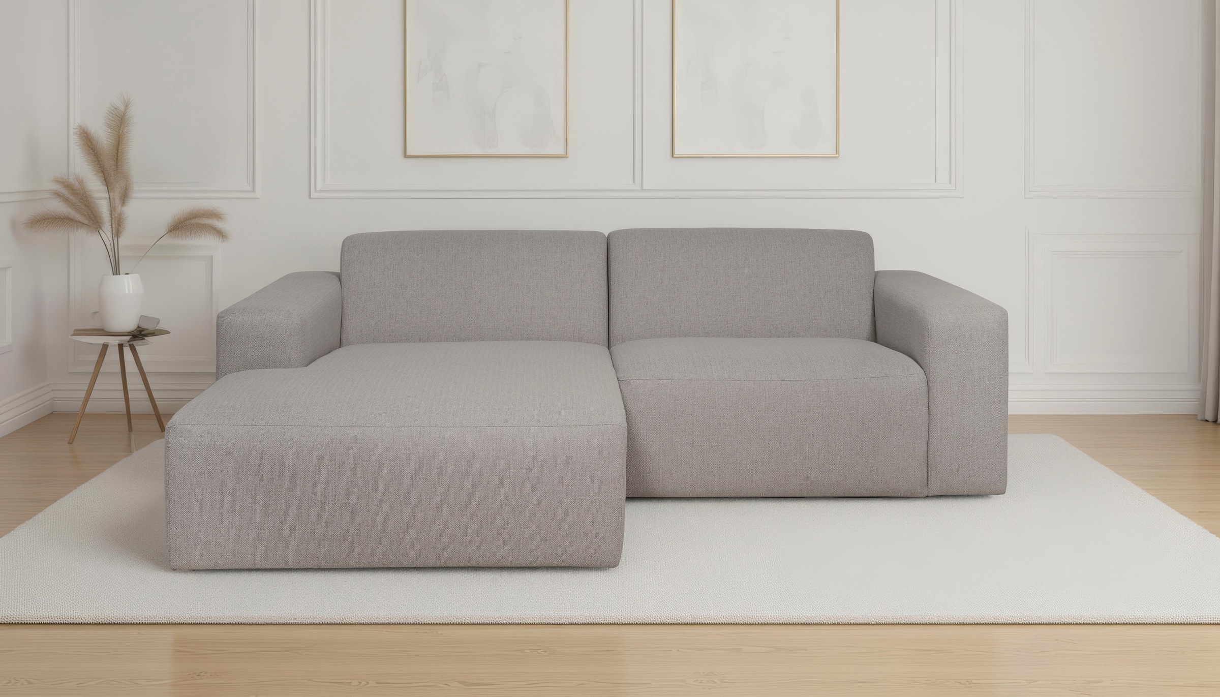 OTTO home Ecksofa »Koa, 228 cm, L-Form, Modulsofa in Cord, Chenille, Strukt günstig online kaufen