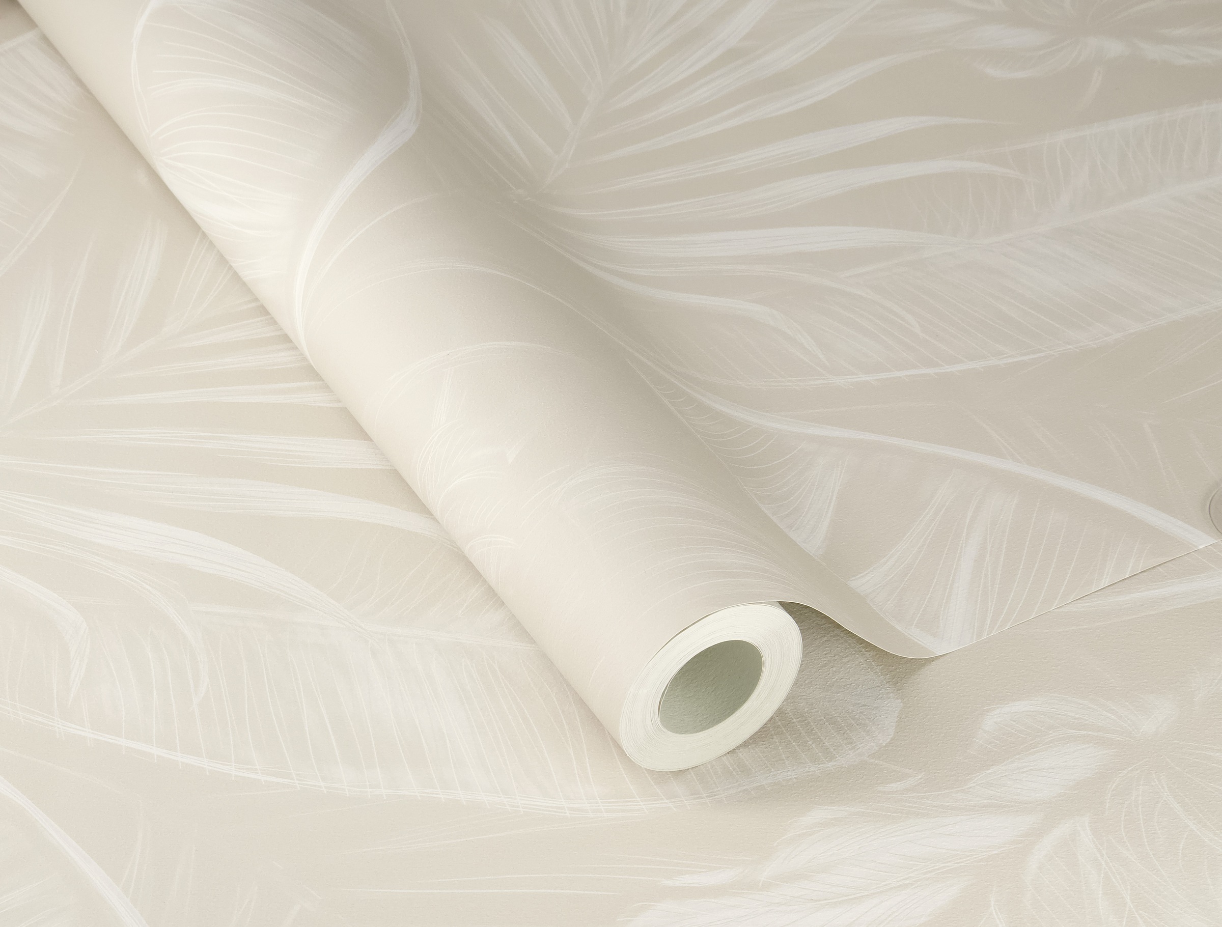 s.Oliver Papiertapete »mit exotischen Blättern«, botanisch, mit Palmenblättern