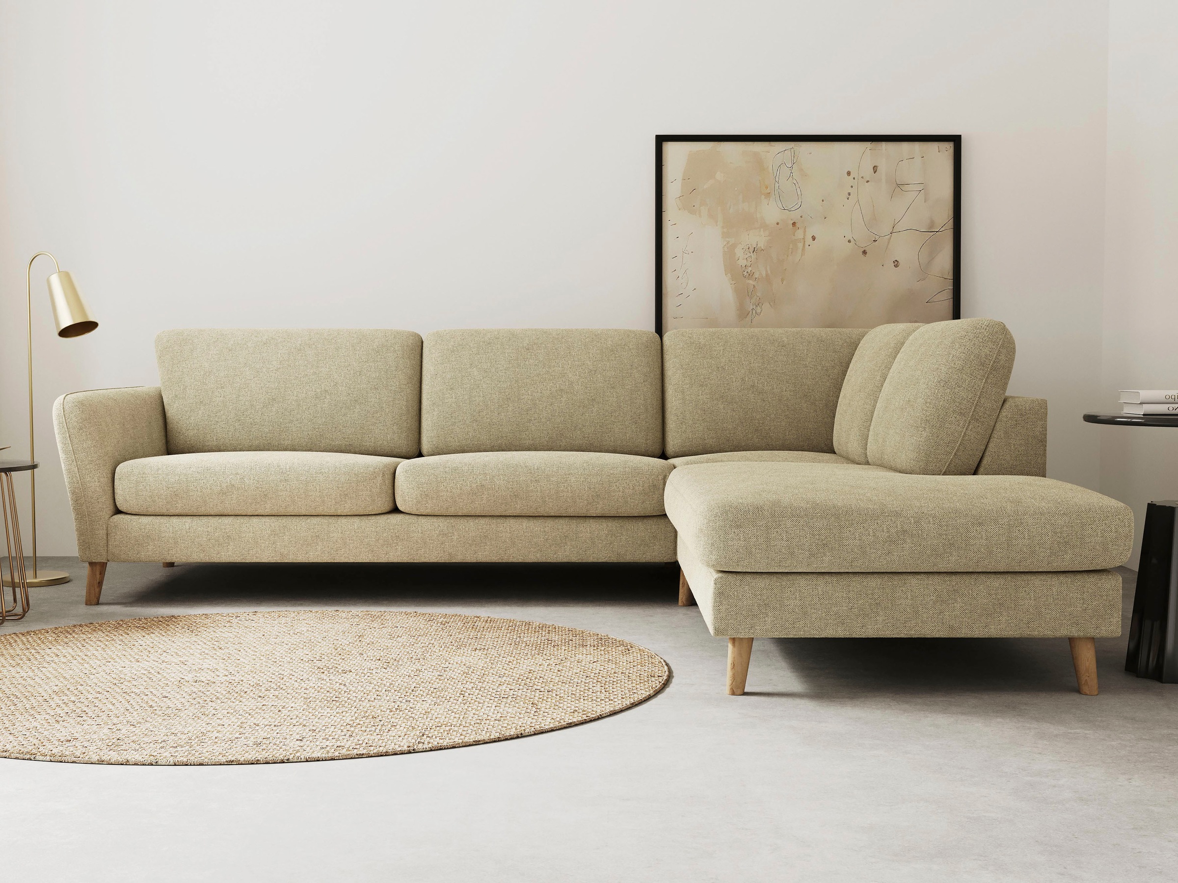 Home affaire Ecksofa »MARSEILLE 278/202 cm, L-Form, Ottom. rechts/links, ve günstig online kaufen