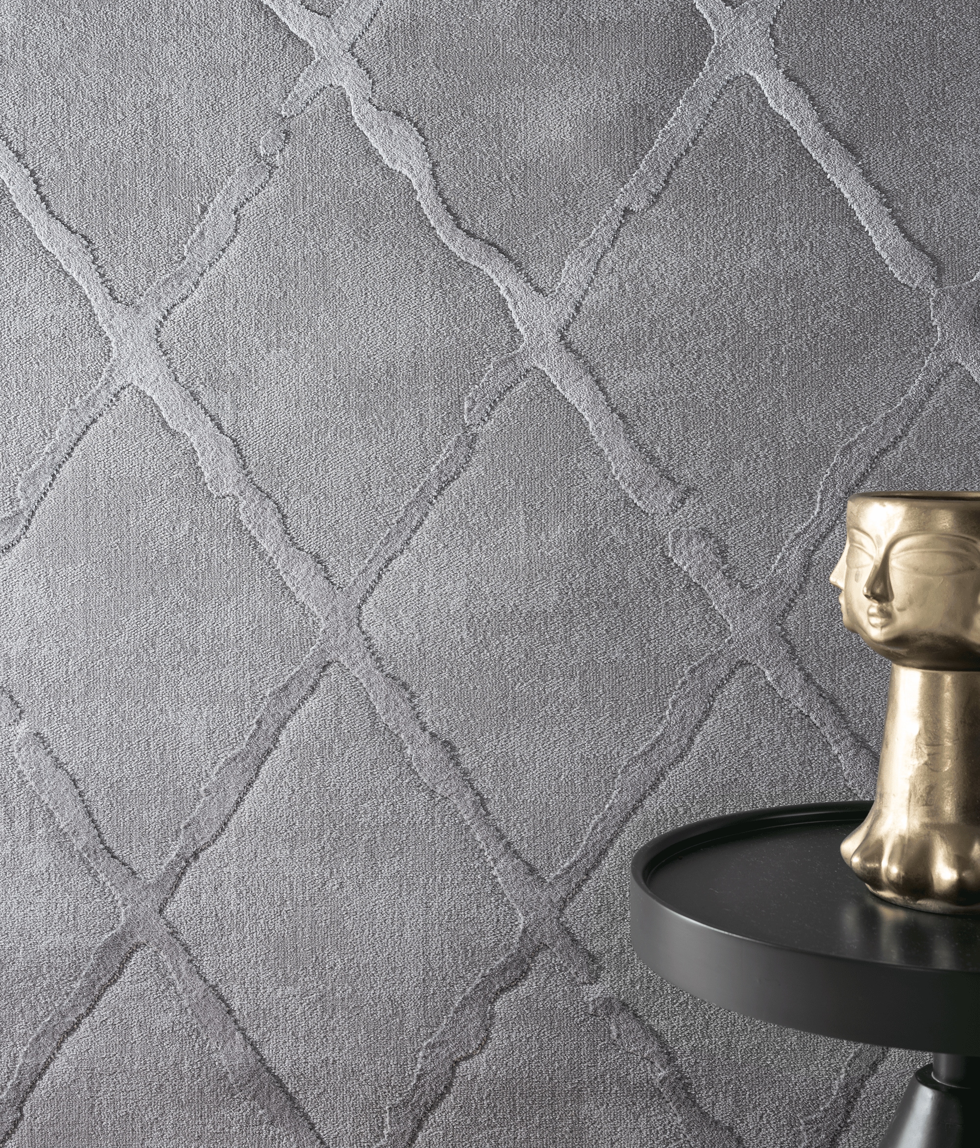the carpet Teppich »Knight«, rechteckig, 12 mm Höhe, moderner Wohnzimmer Teppich elegant glänzender Flor