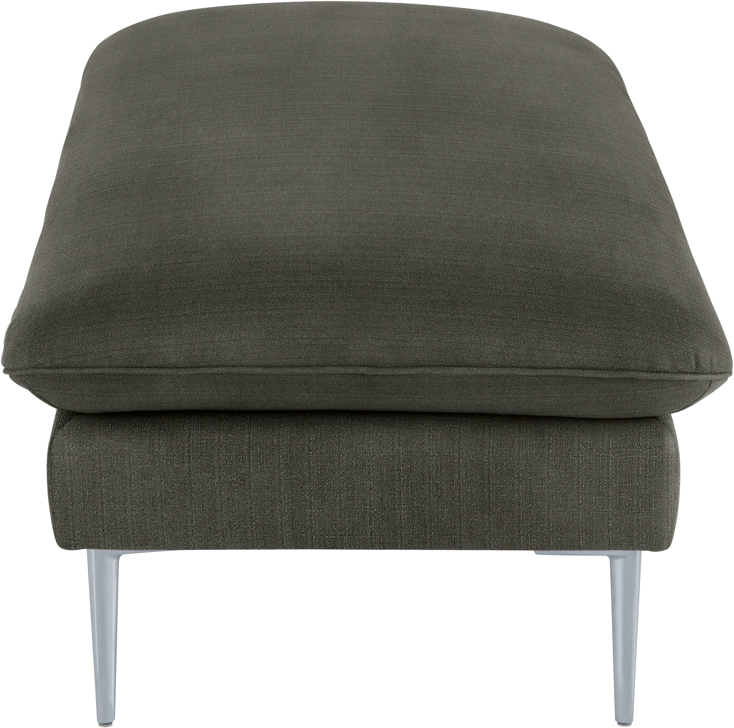 W.SCHILLIG Hocker »enjoy&MORE«, Füße silber matt, Breite 151 cm