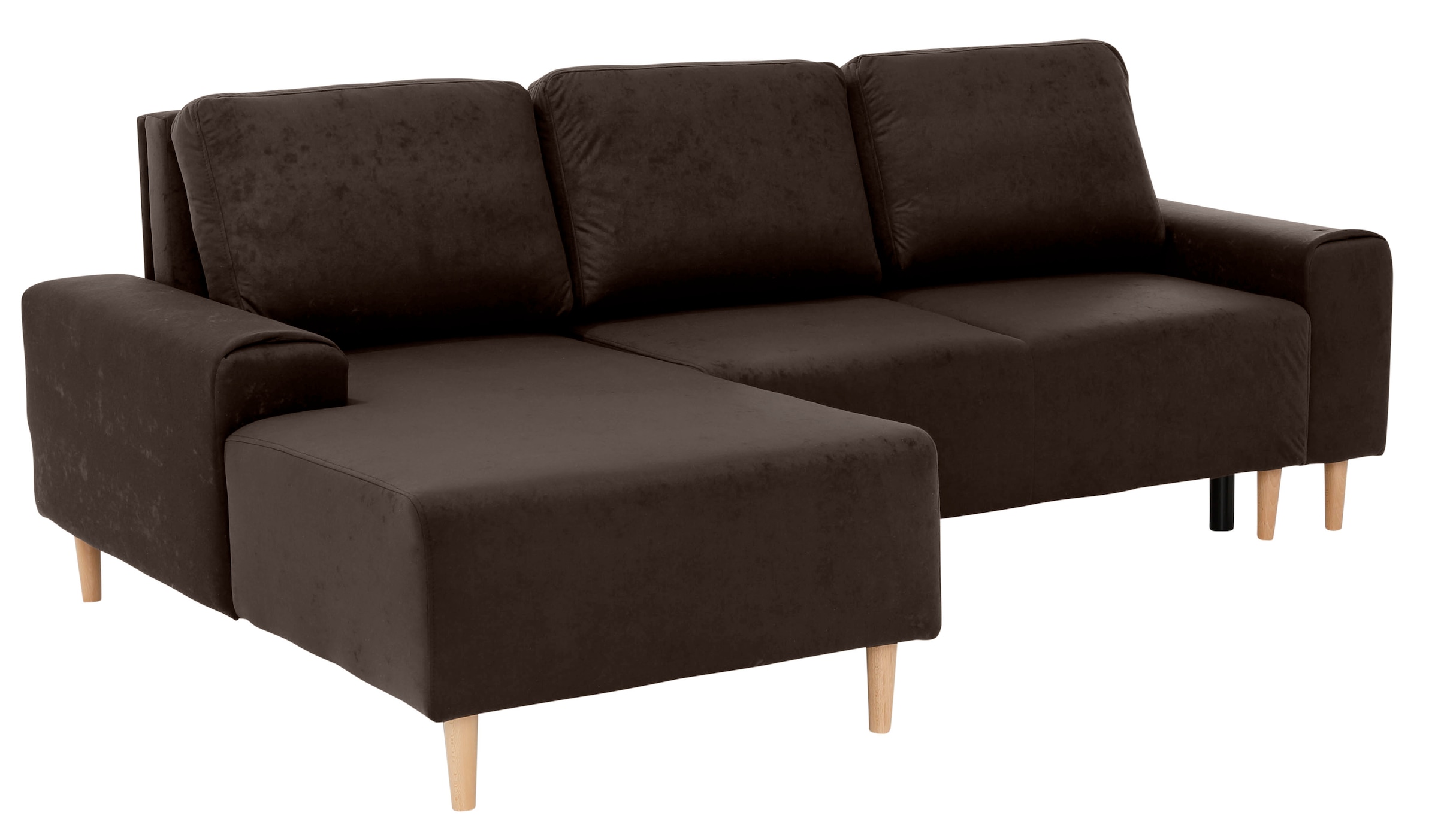 INOSIGN Ecksofa »Samu L-Form« wahlweise mit Bettfunktion und Bettkasten