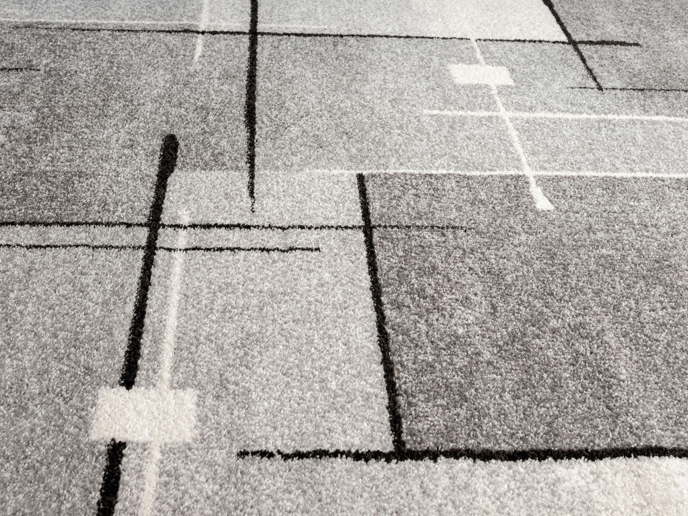 merinos Teppich »Thales 6102« rechteckig 10 mm Höhe Kurzflorteppich mit Konturenschnitt, Wohnzimmer