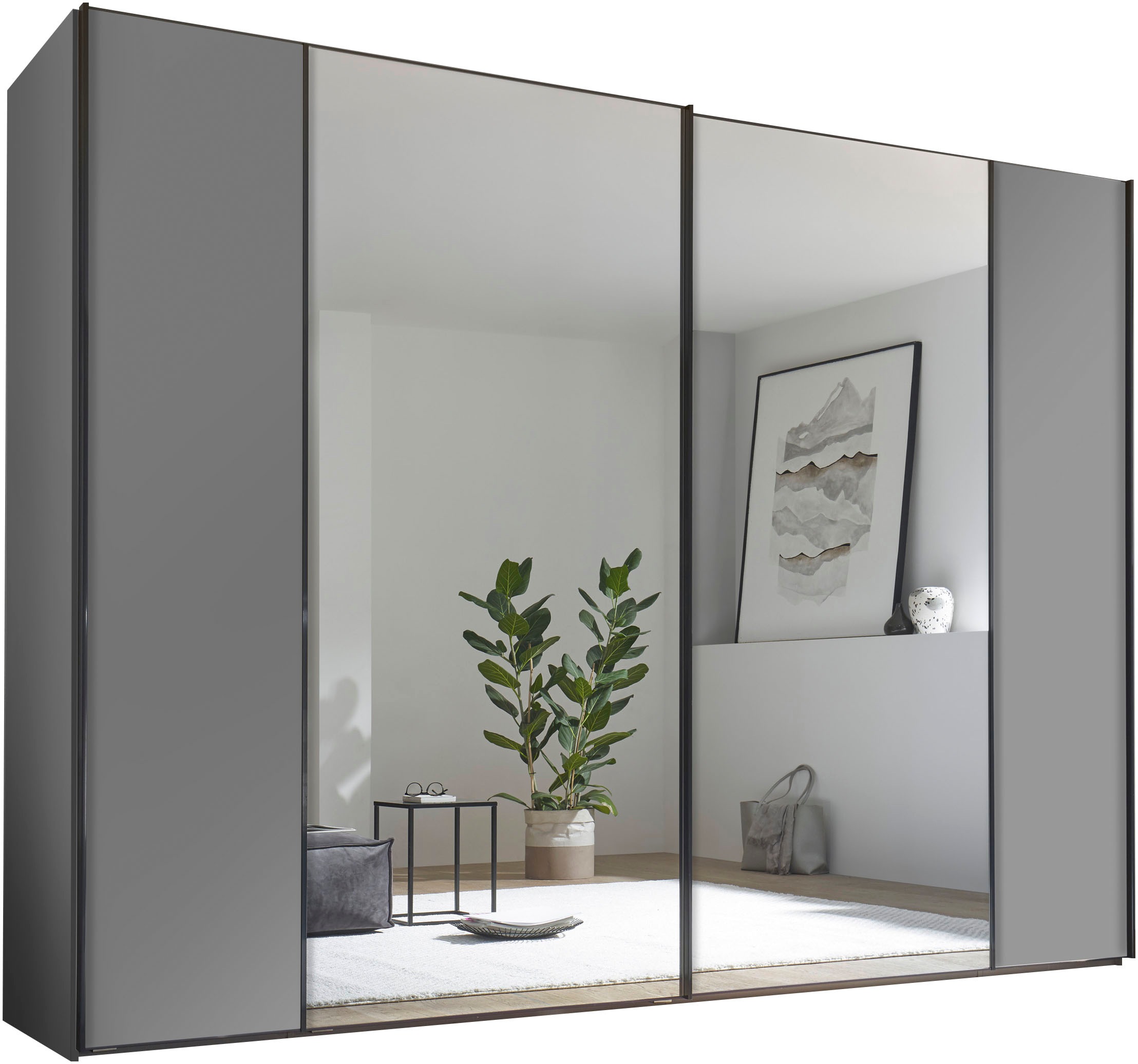 STAUD Schwebetürenschrank »Sonett 120 G, Made in Germany« mit vier verschiedenen Ausstattungsvarianten