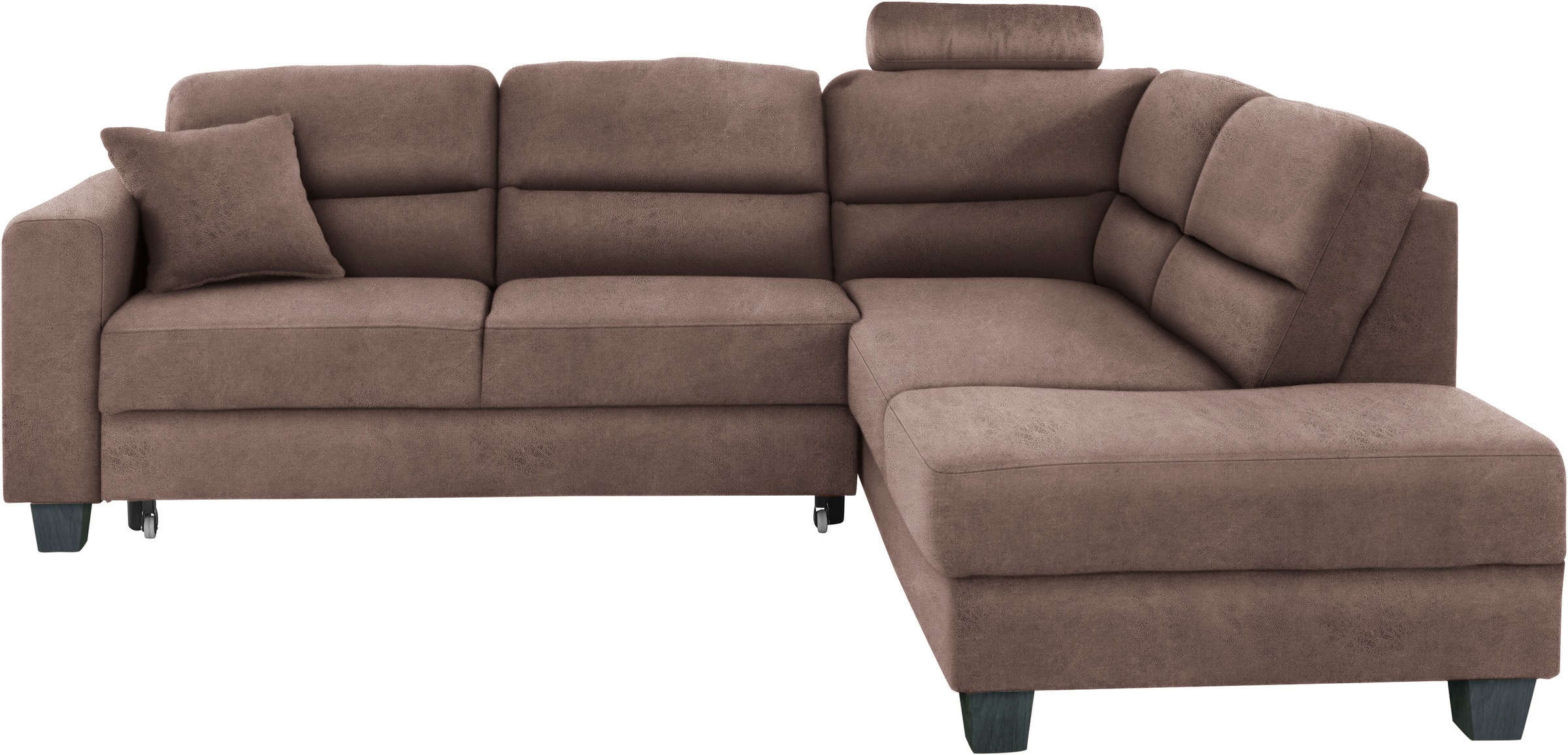TRENDMANUFAKTUR Ecksofa »Chamber, zeitlos und modern, hoher Sitzkomfort, L- günstig online kaufen