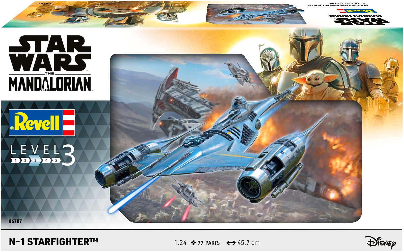 Revell® Modellbausatz »N-1 Starfighter™: The Mandalorian« 1:24 Made in Europe