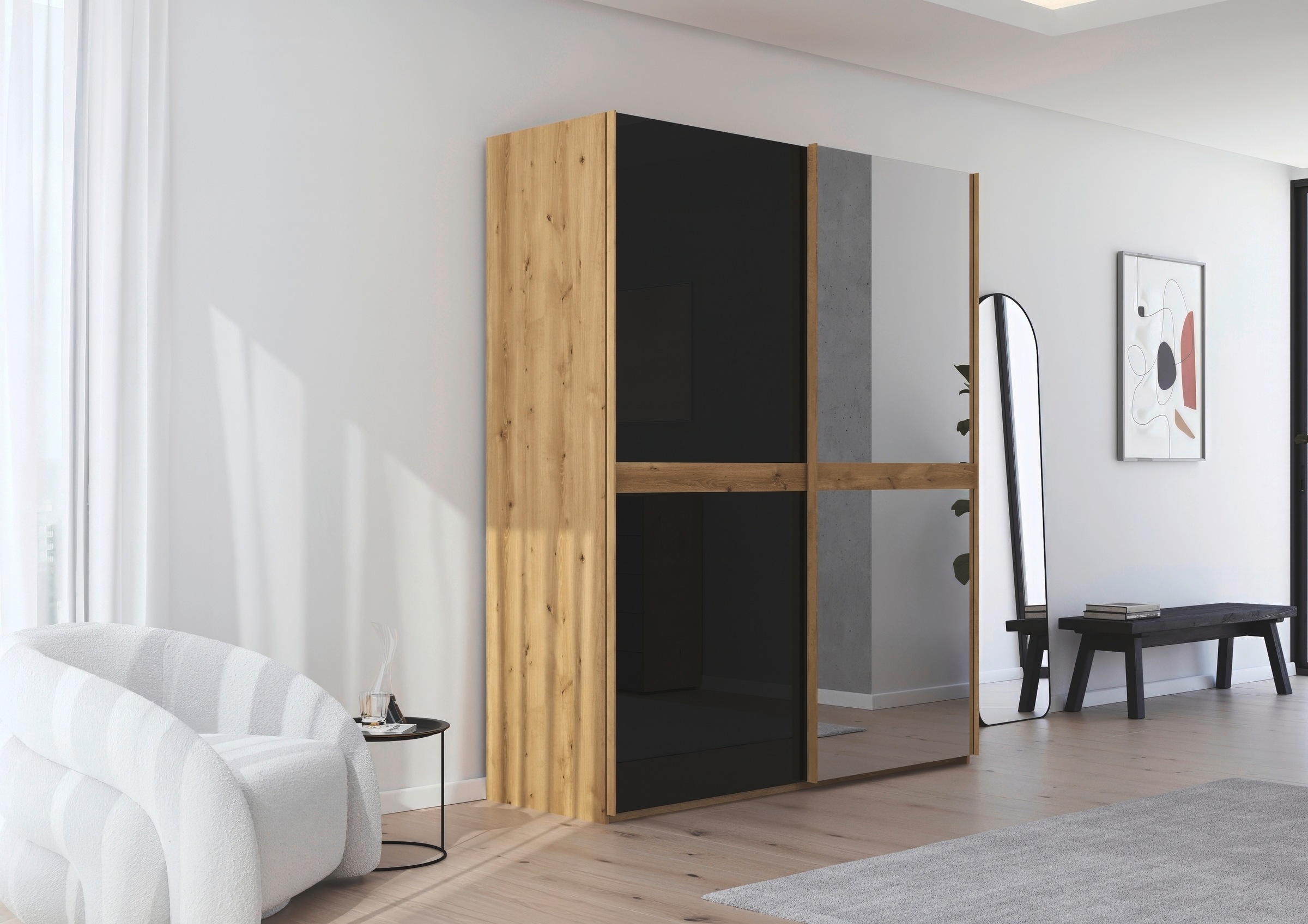 rauch Schwebetürenschrank "Kleiderschrank Schrank Garderobe Schlafzimmersch günstig online kaufen