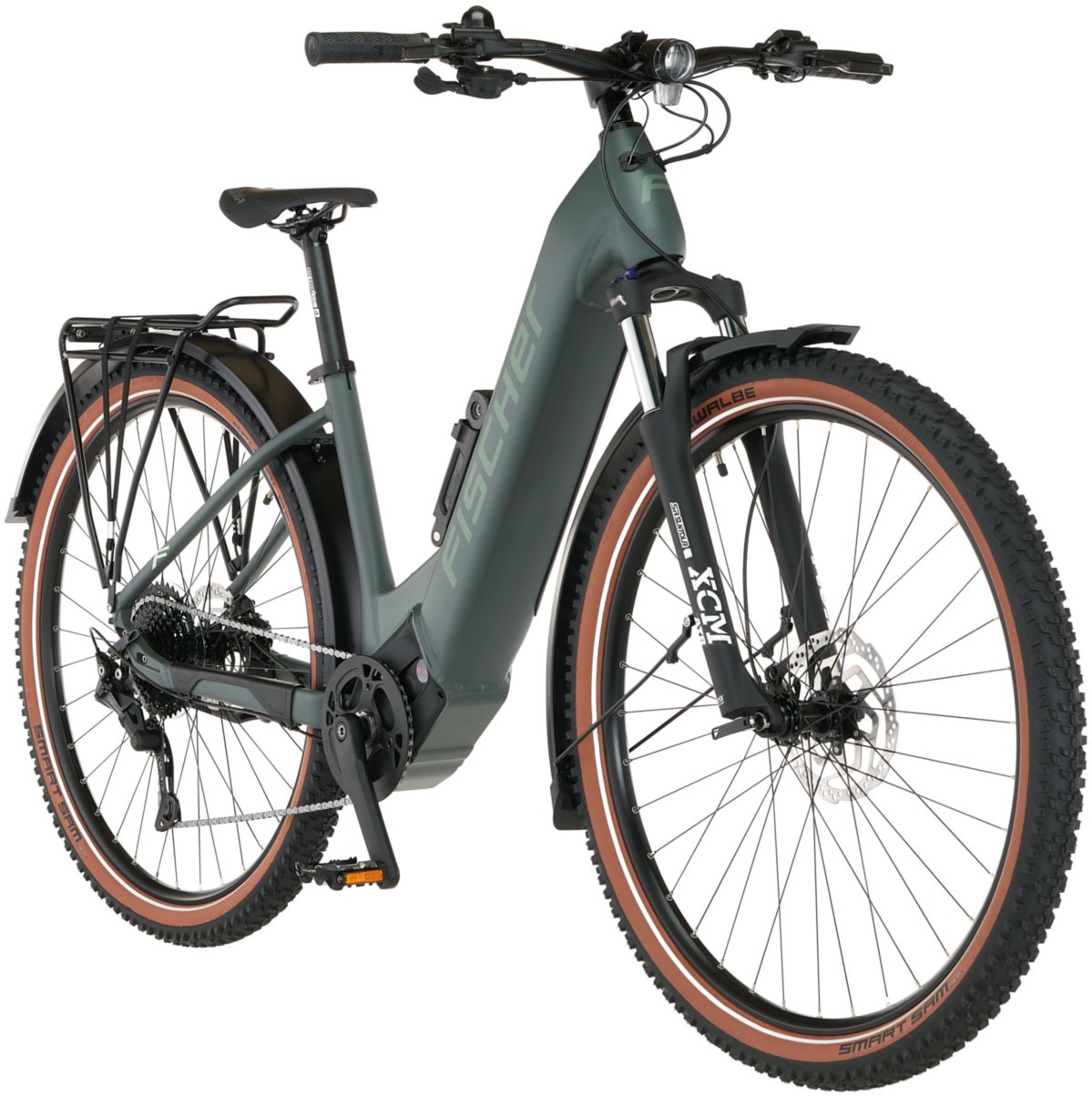 FISCHER Fahrrad E-Bike »TERRA T100 43 711«, 10 Gang, Shimano, Schaltwerk Deore
