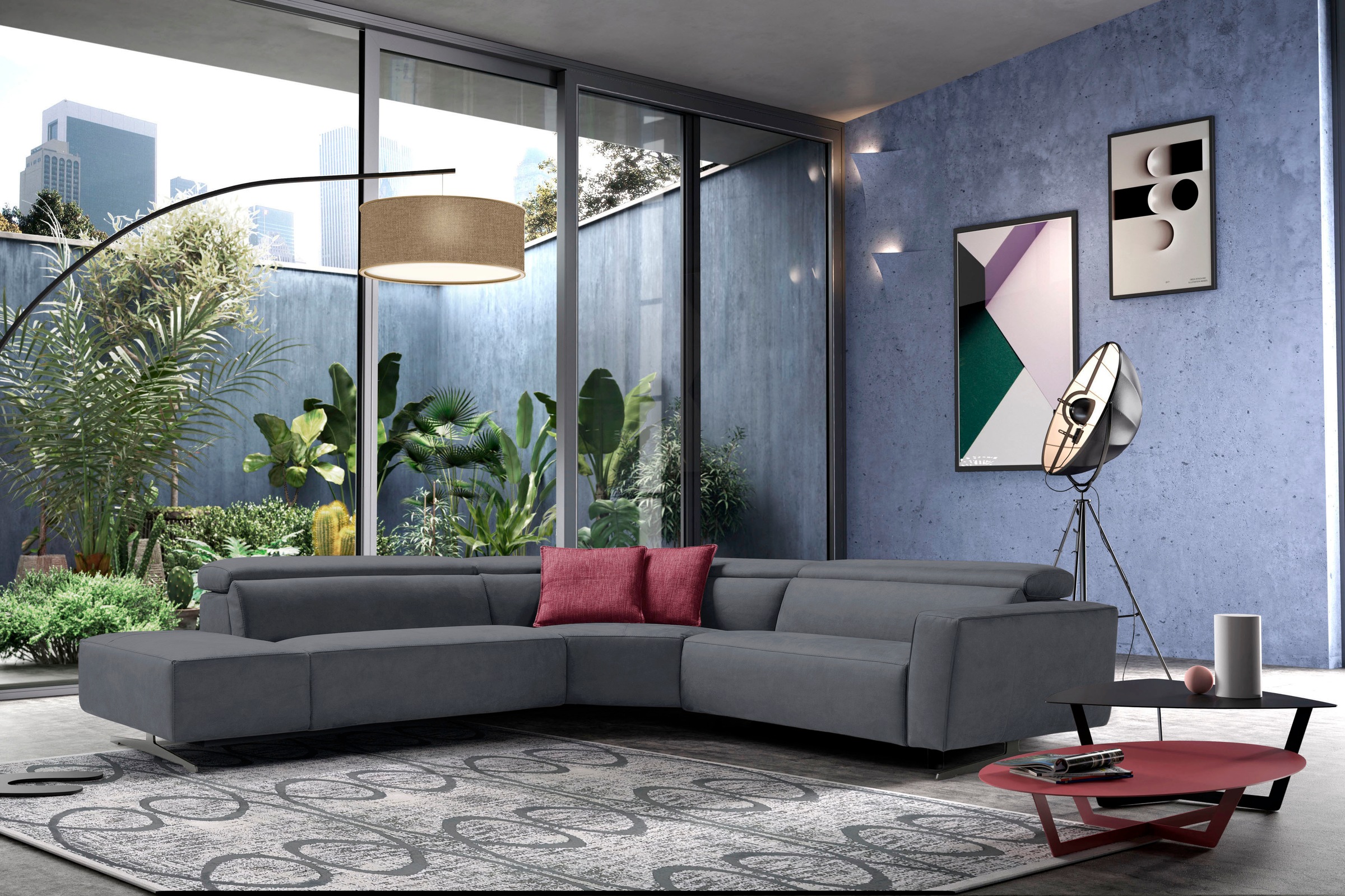 Egoitaliano Ecksofa »Stefanie-e, Designsofa der Extraklasse, bequem mit hoh günstig online kaufen