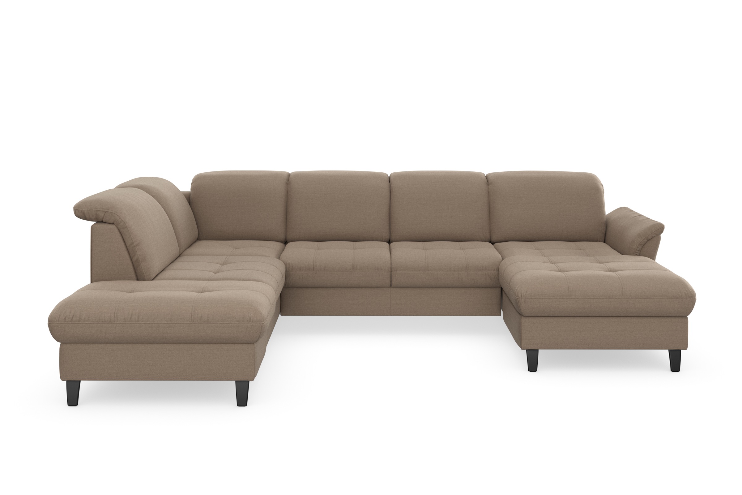 sit&more "Maggiore U-Form" wahlweise mit Kopfteilverstellung, Bettfunktion günstig online kaufen