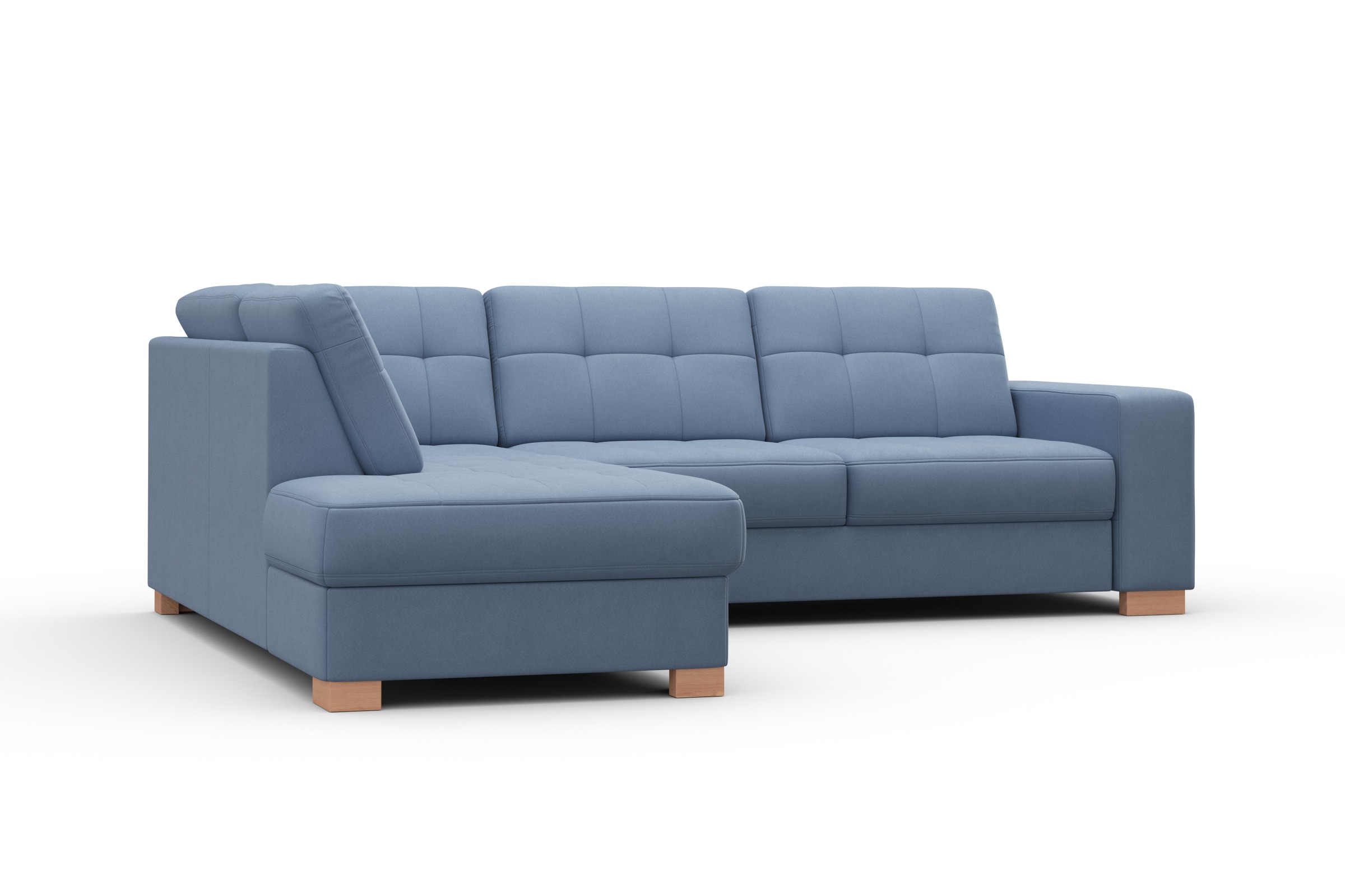 sit&more Ecksofa »Quincy L-Form«, wahlweise mit Bettfunktion und Bettkasten