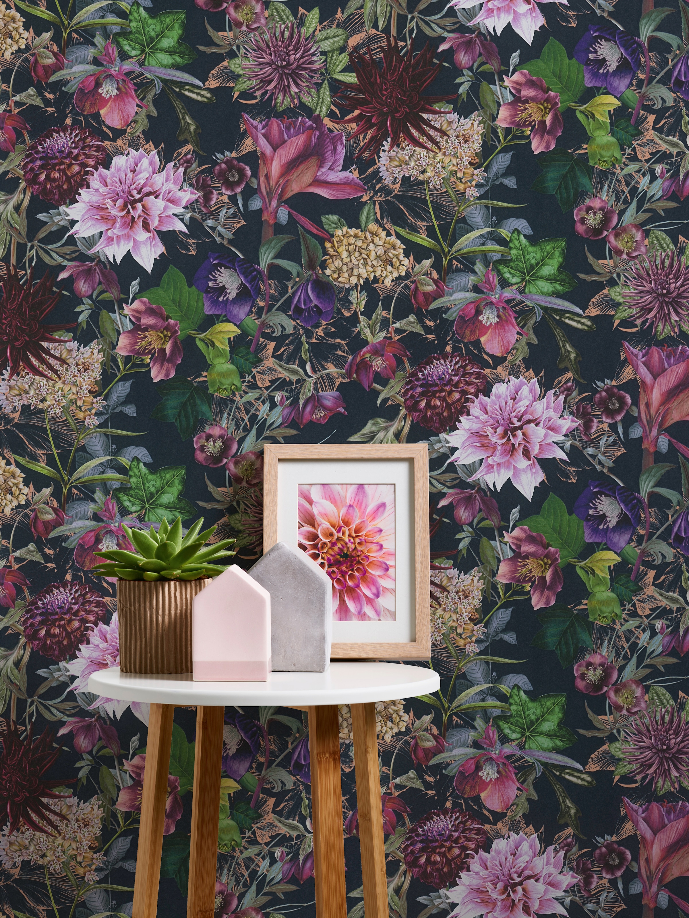 A.S. Création Vliestapete »Dream Flowery«, floral-botanisch-Wald, Florale Tapete Blumenoptik Tapeten Wohnzimmer Schlafzimmer Küche Optik