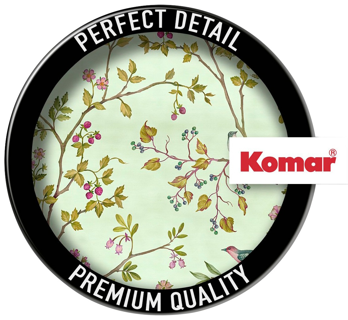 Komar Vliestapete »Digitaldruck Vlies -  Oiseaux du Paradis - Größe 350 x 250 cm« bedruckt glatt Wohnzimmer, Schlafzimmer