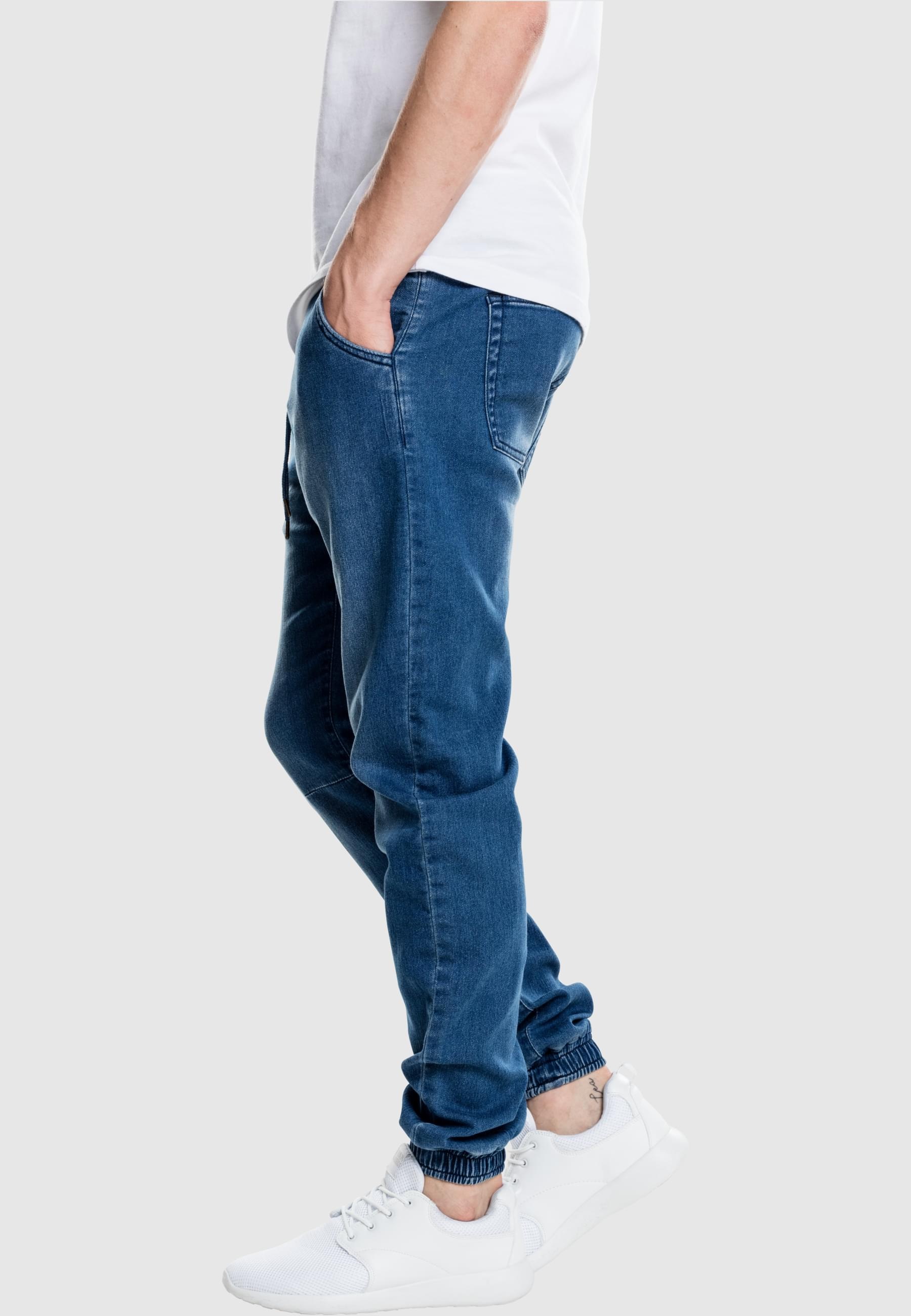 URBAN CLASSICS Bequeme Jeans »Urban Classics Herren Knitted Denim Jogpants« 1 Stk.