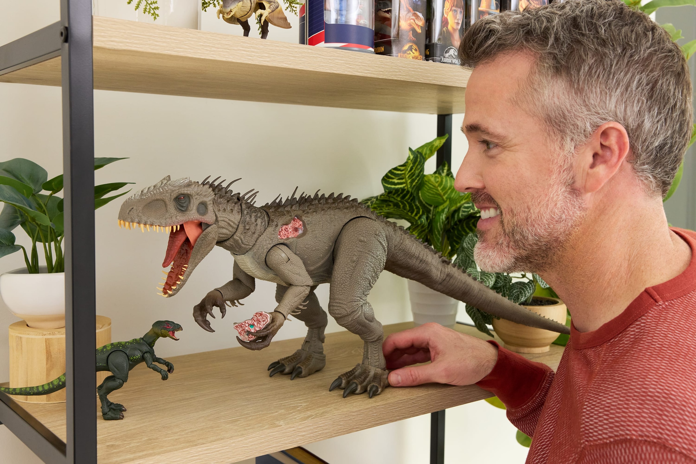 Mattel® Actionfigur »Jurassic World Hammond Collection Indominus Rex« beweglich