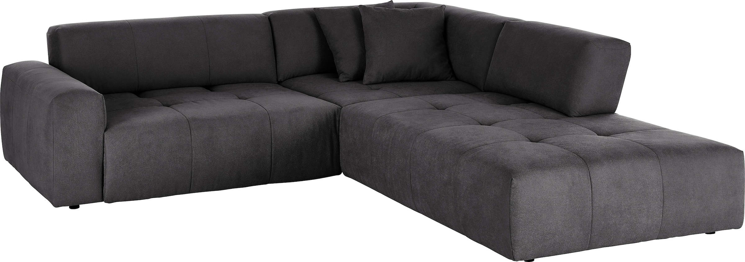 3C Candy Ecksofa »Yoshy Komfortsofa, bequem und modern, hochwertige Verarbeitungsdetails«, Zwei verschiedene Sitztiefen durch verstellbare Rückenlehne, L-Form