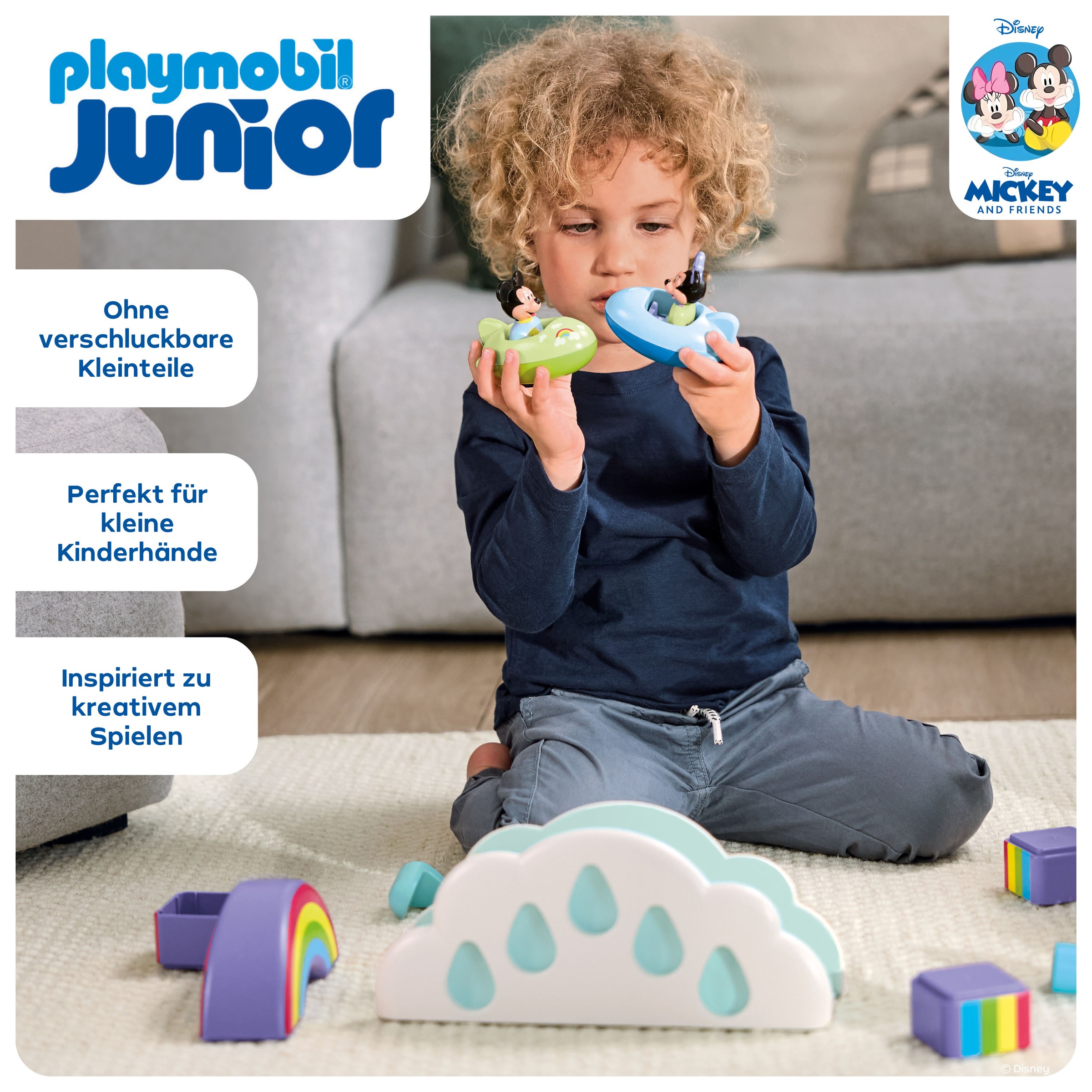 Playmobil® Konstruktions-Spielset »Mickys & Minnies Wolkenflug (71697), JUNIOR & Disney«, (7 St.), Made in Europe