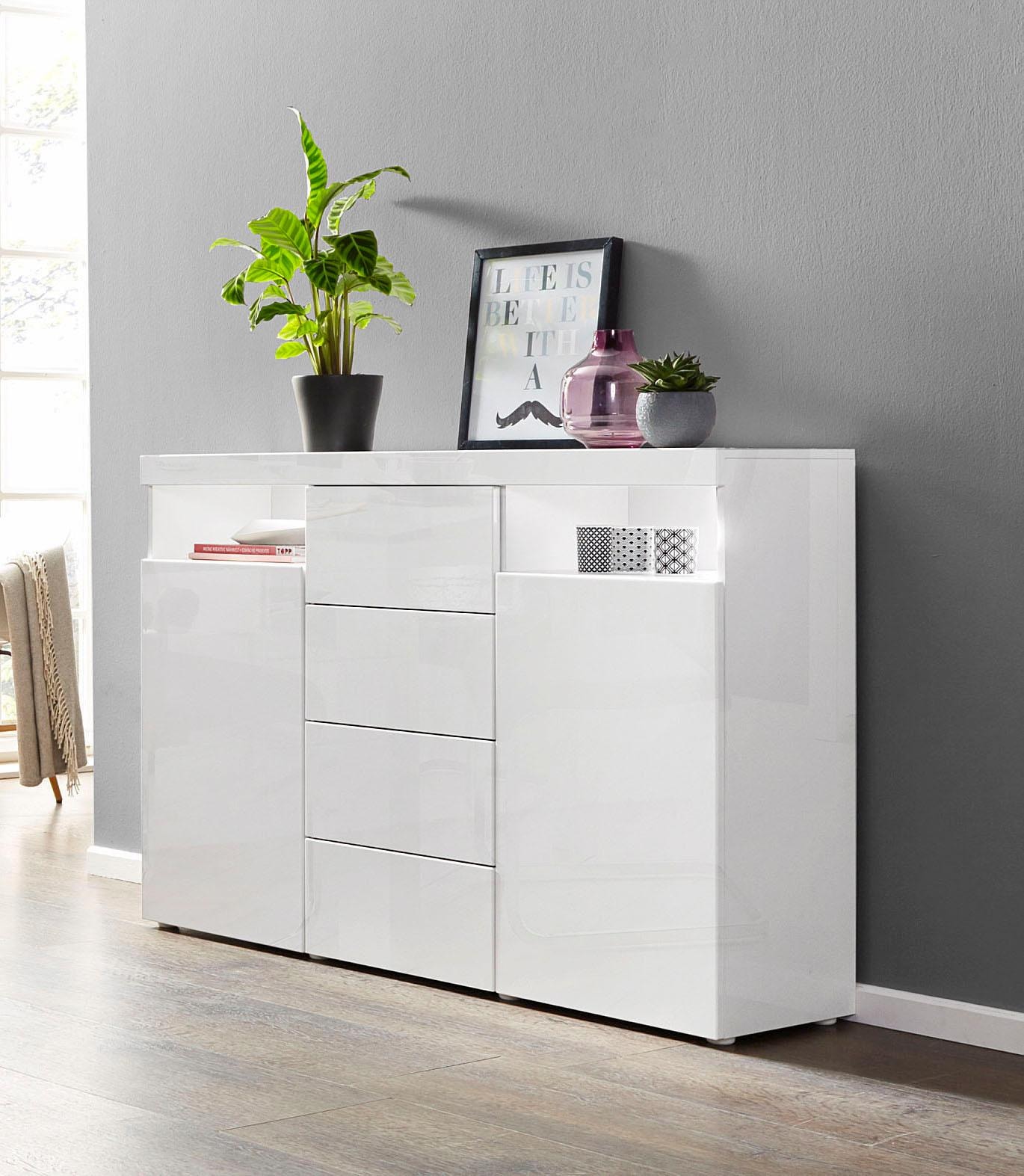 auf Highboard Möbel Breite bestellen 139 cm borchardt Rechnung »Kapstadt«,